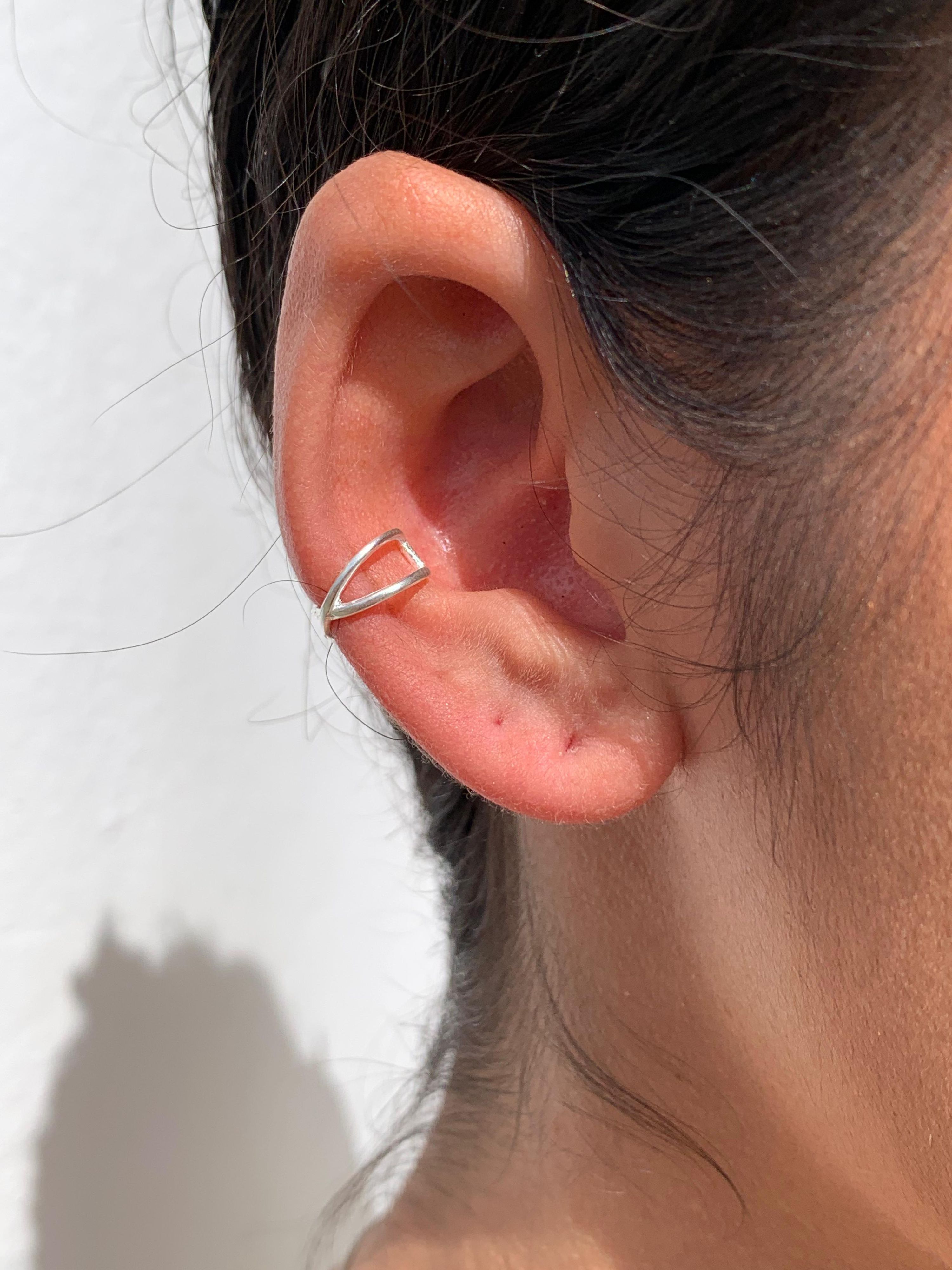 Piercing Fake cruzado - AURI PRATAS