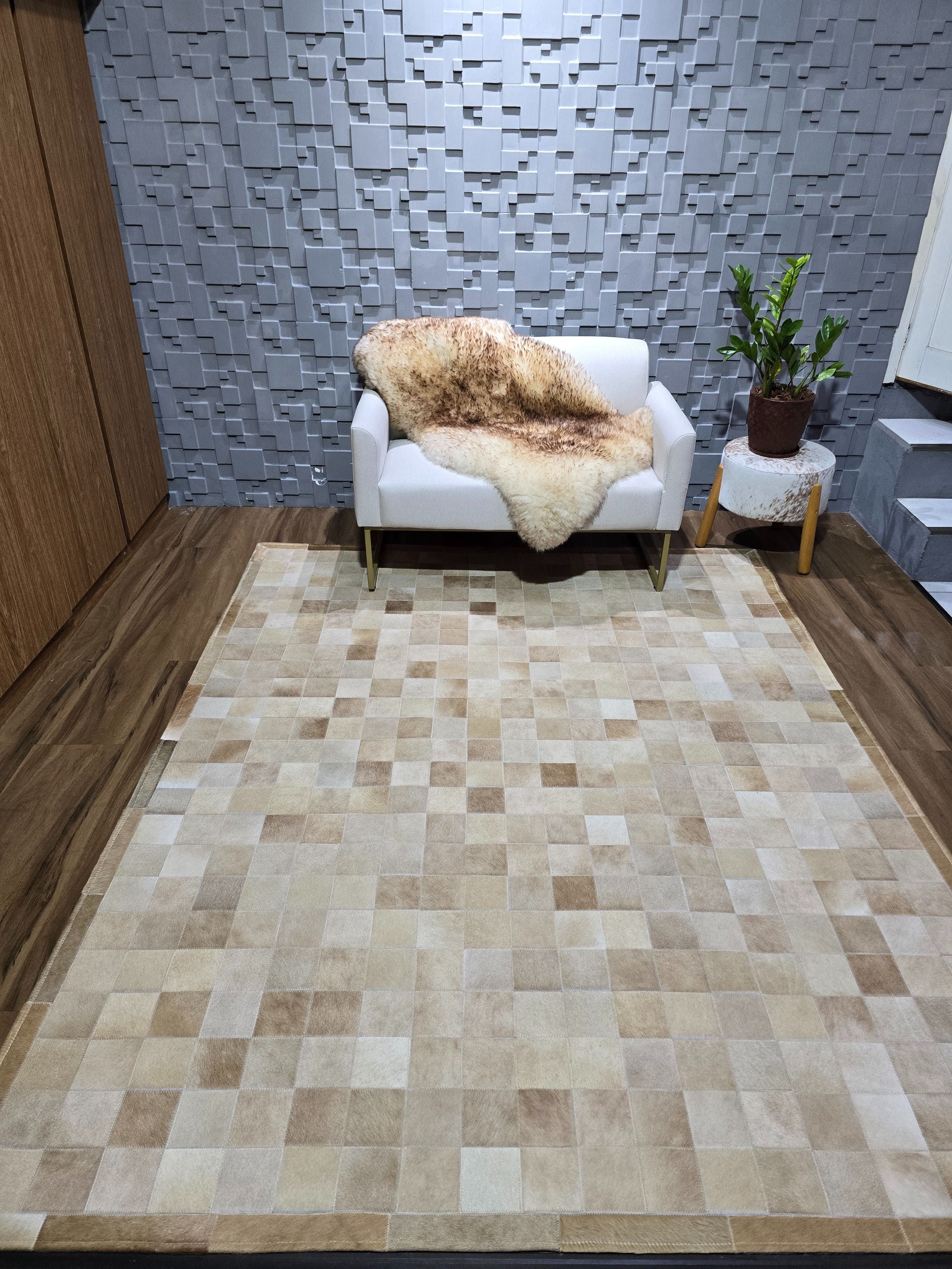 2,0X2,50 placa de 10x10cm caramelo - Tapetes Route 235