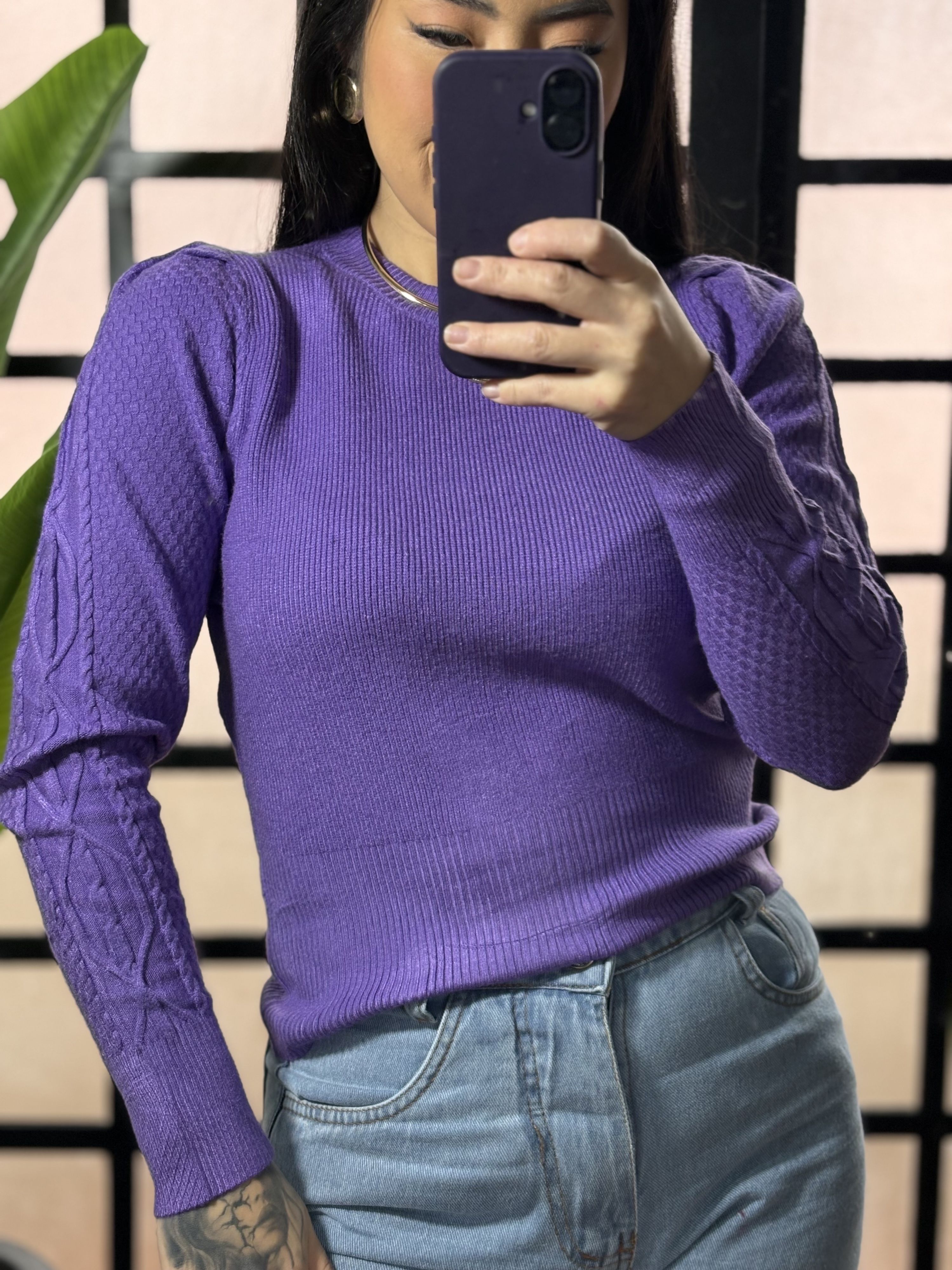 trico tati 2255 - Roxo