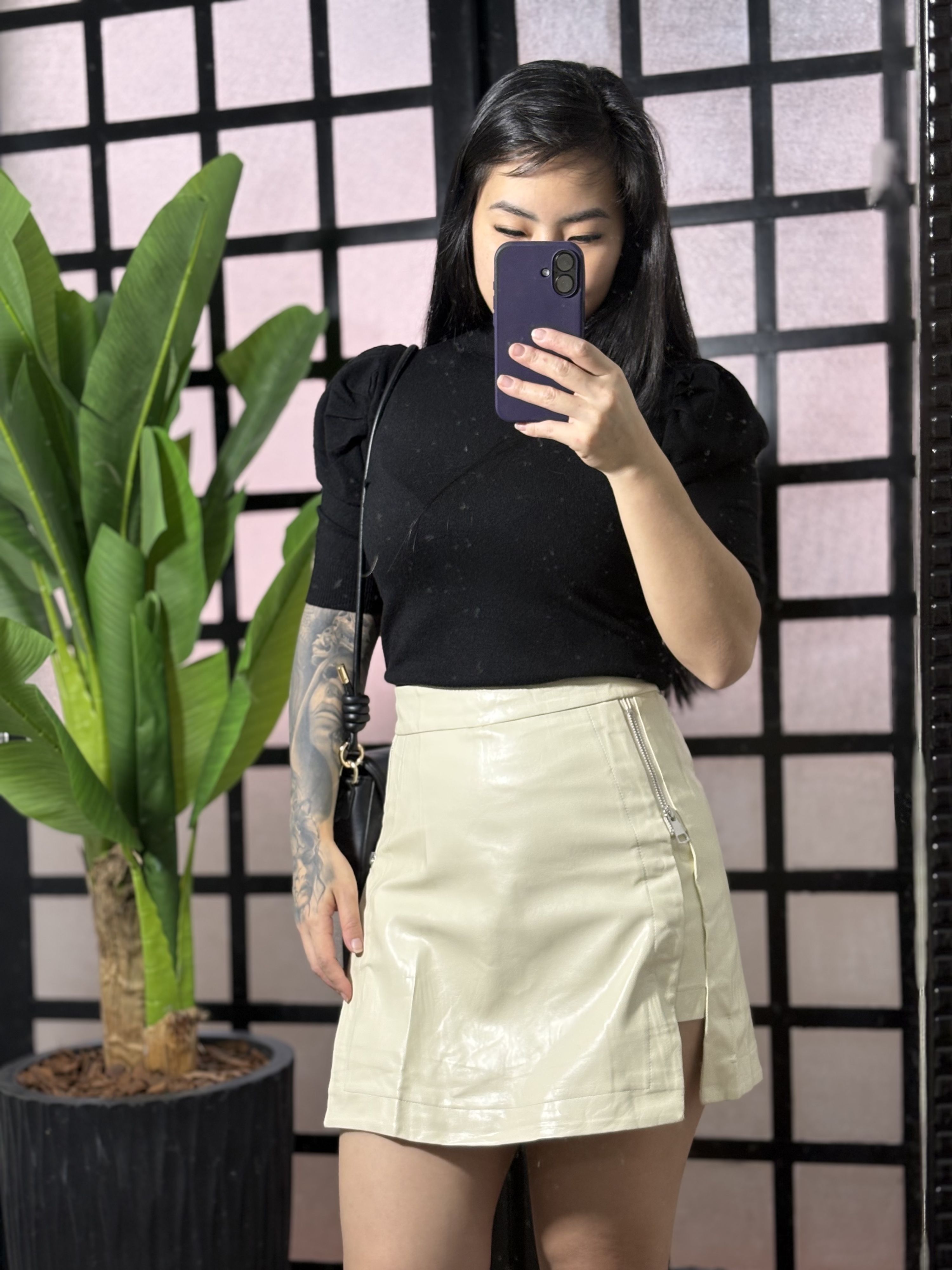 Short saia courinho Luzia 2256- Offwhite