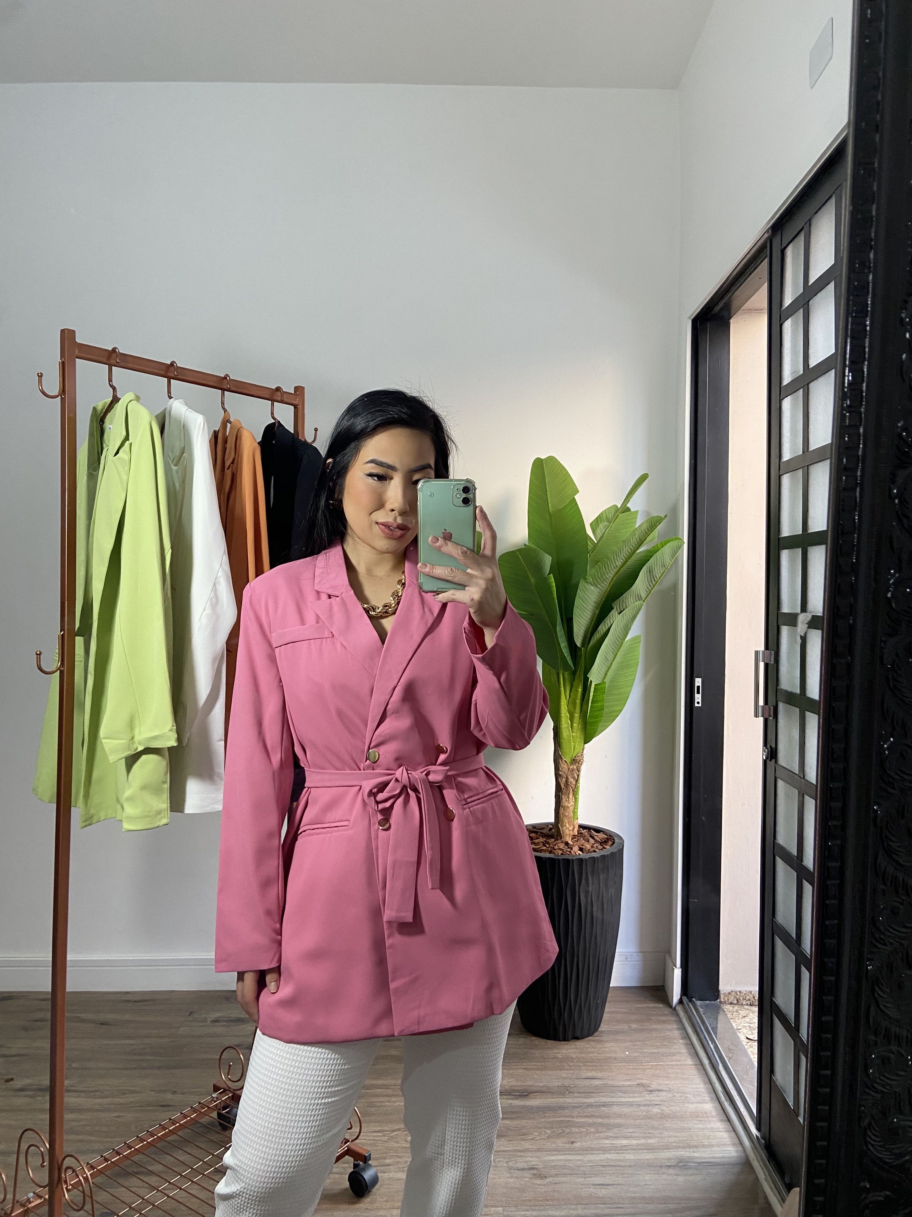 Blazer Paloma oversized 2694- Branco