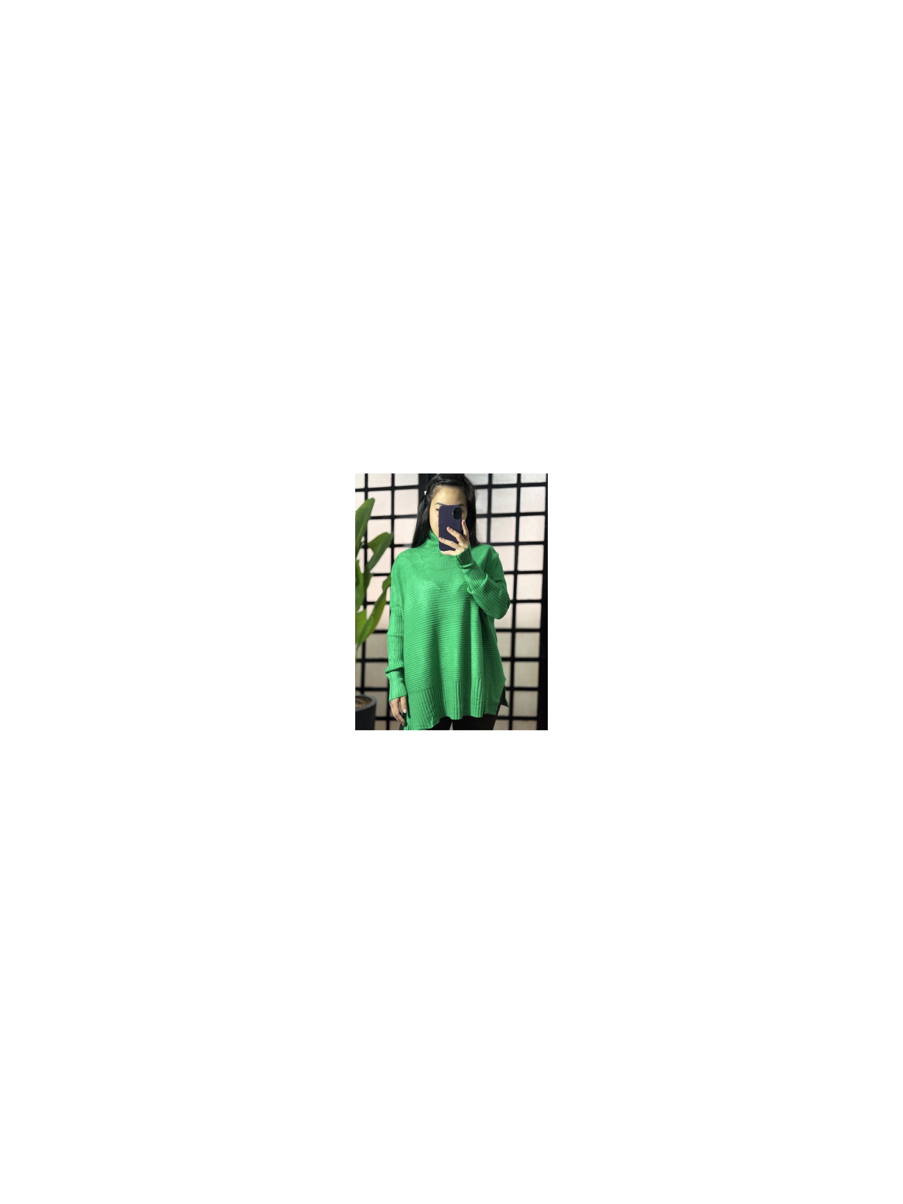 veste legging canelado briana verde 8905