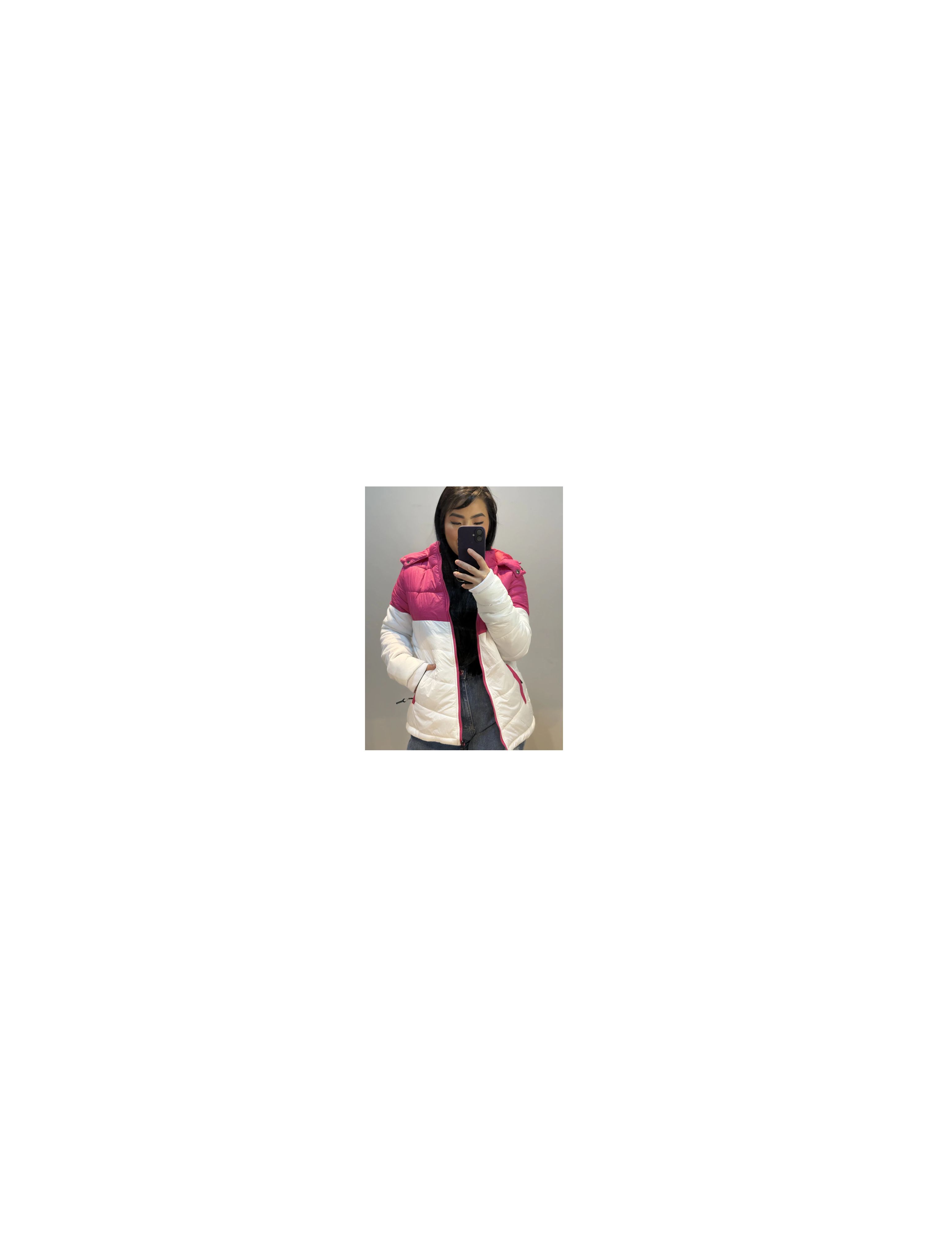 jaqueta roberta branco/pink 0189