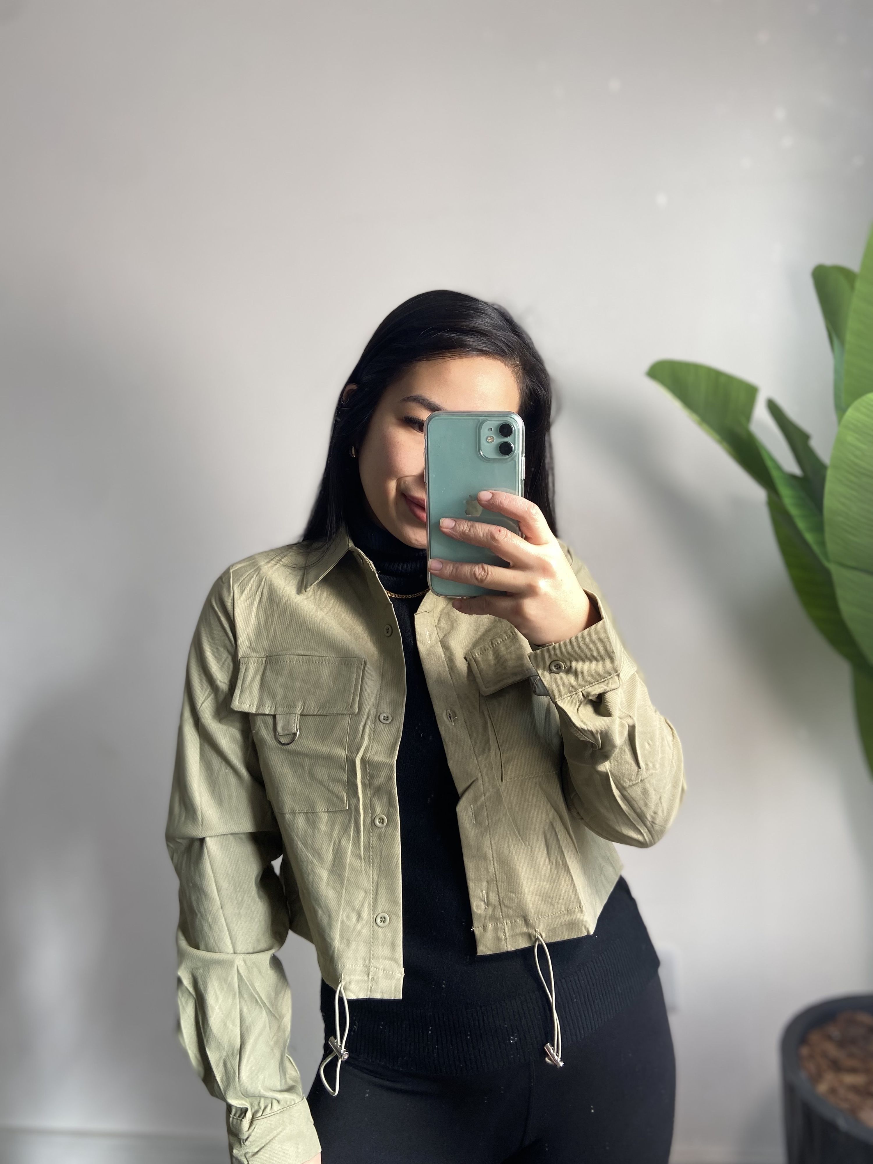 Casaco celeste 001- verde 