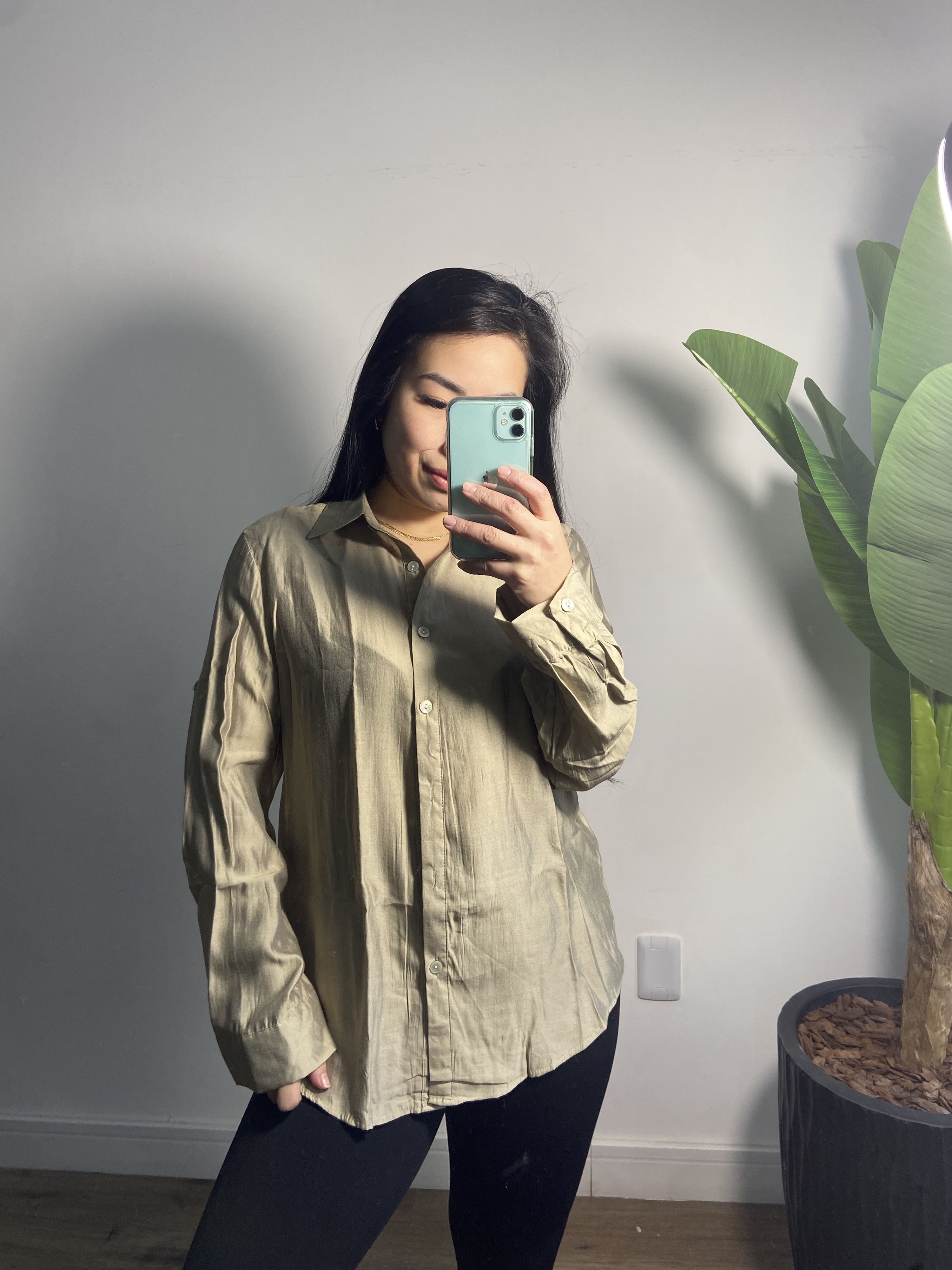 camisa delicada lorena 3316 - Verde 