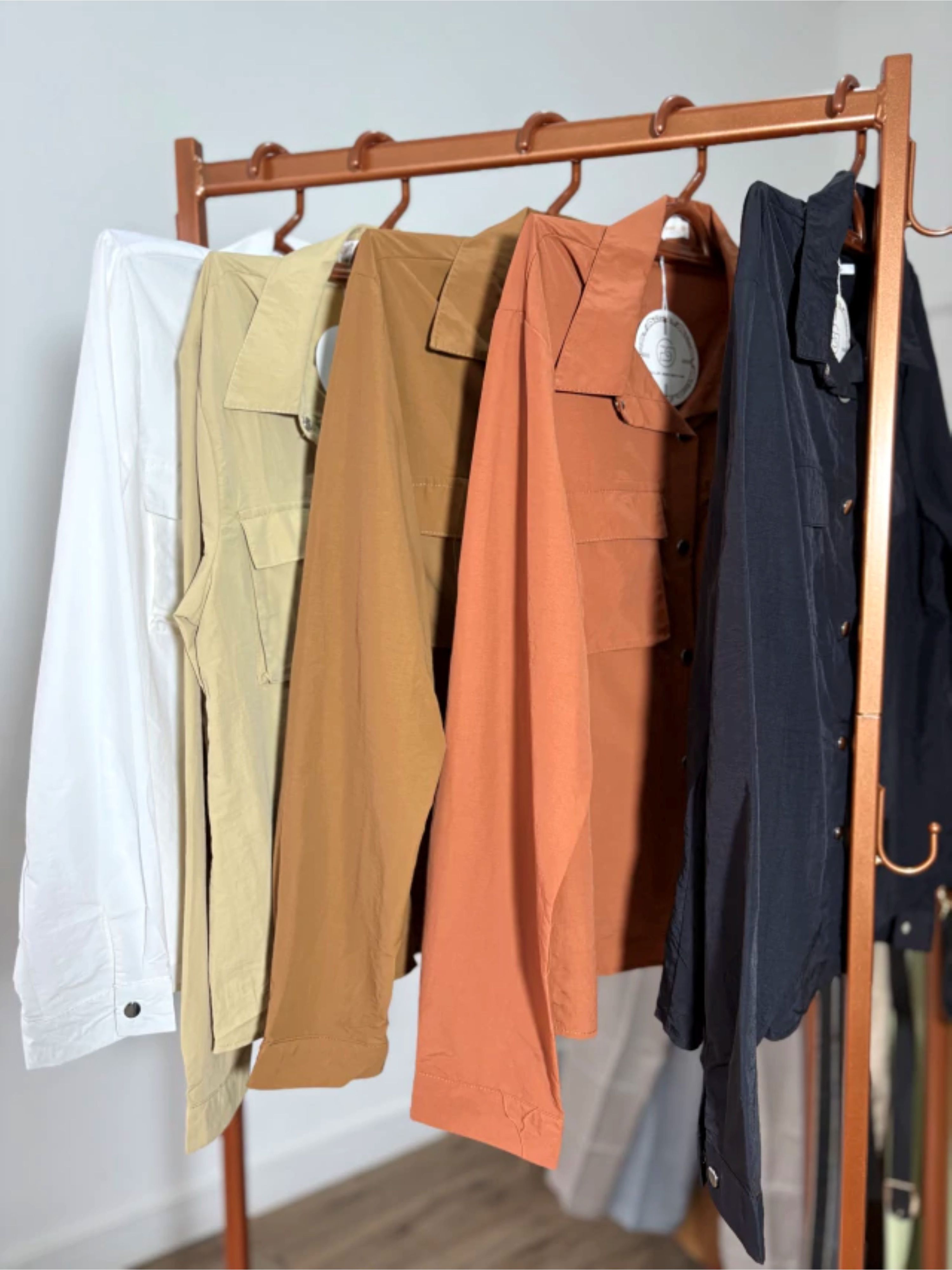 Camisa botões Jaiane 33326 - Terracota 
