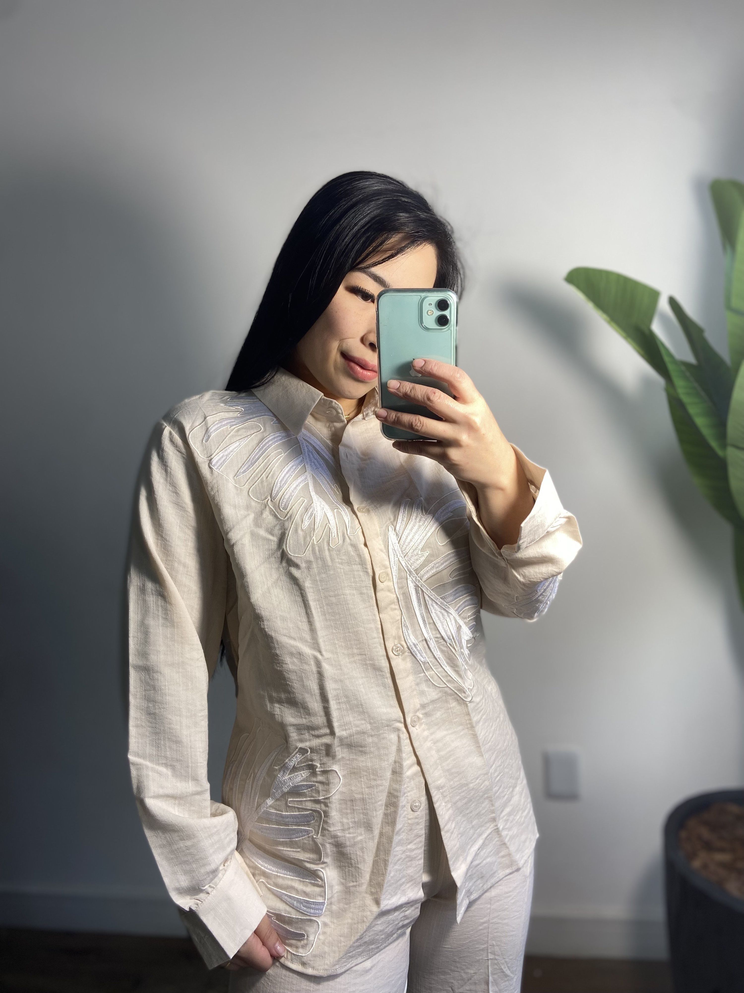 Camisa bordada Juliana 3346 - off