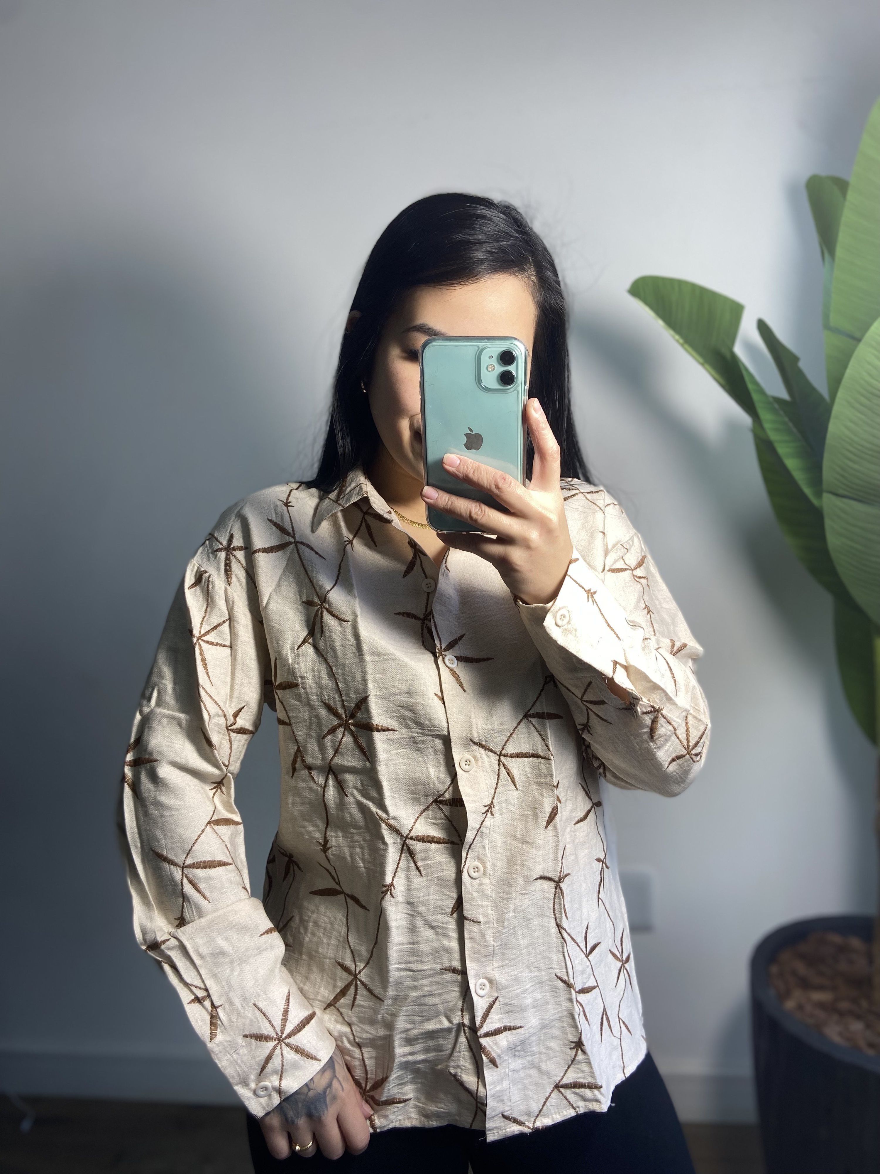 Camisa Fiorela 3287- Bege