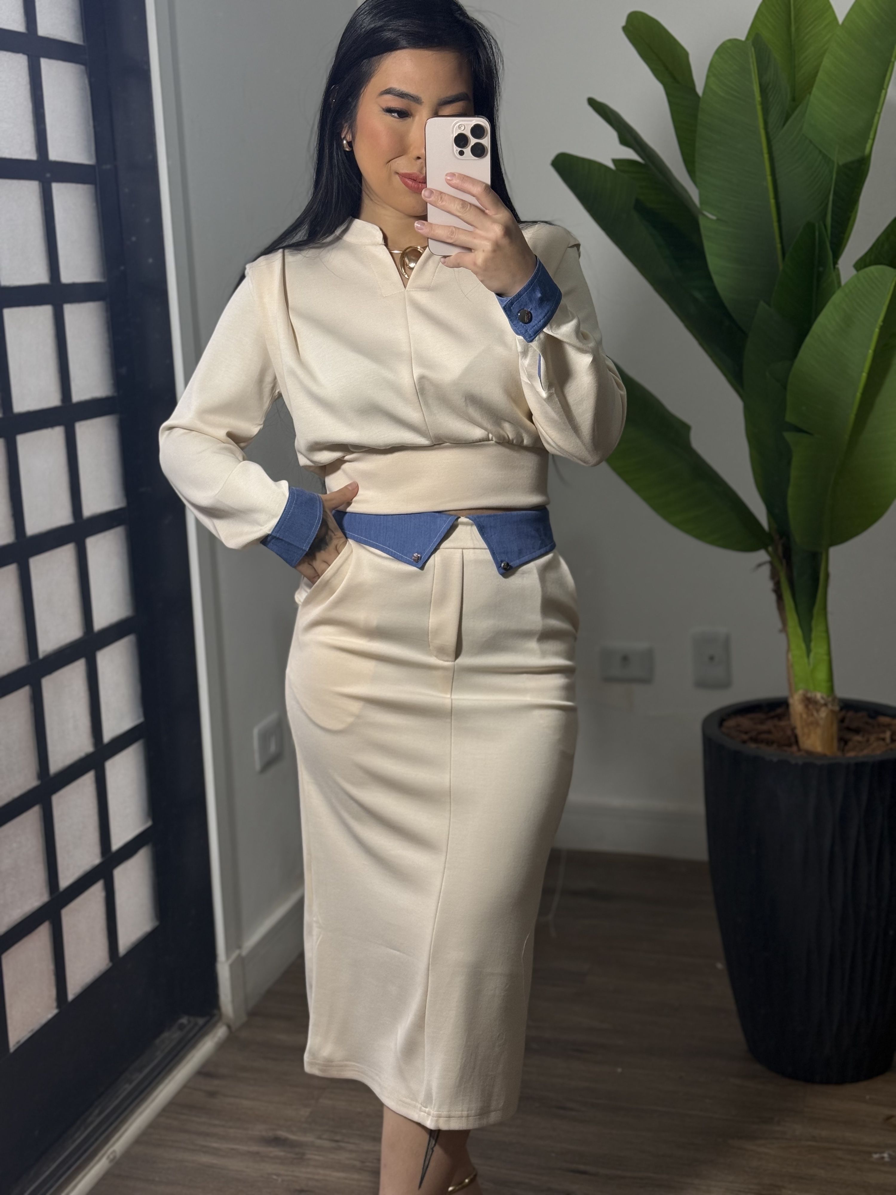 Conjunto Alba 6030 - Off white 