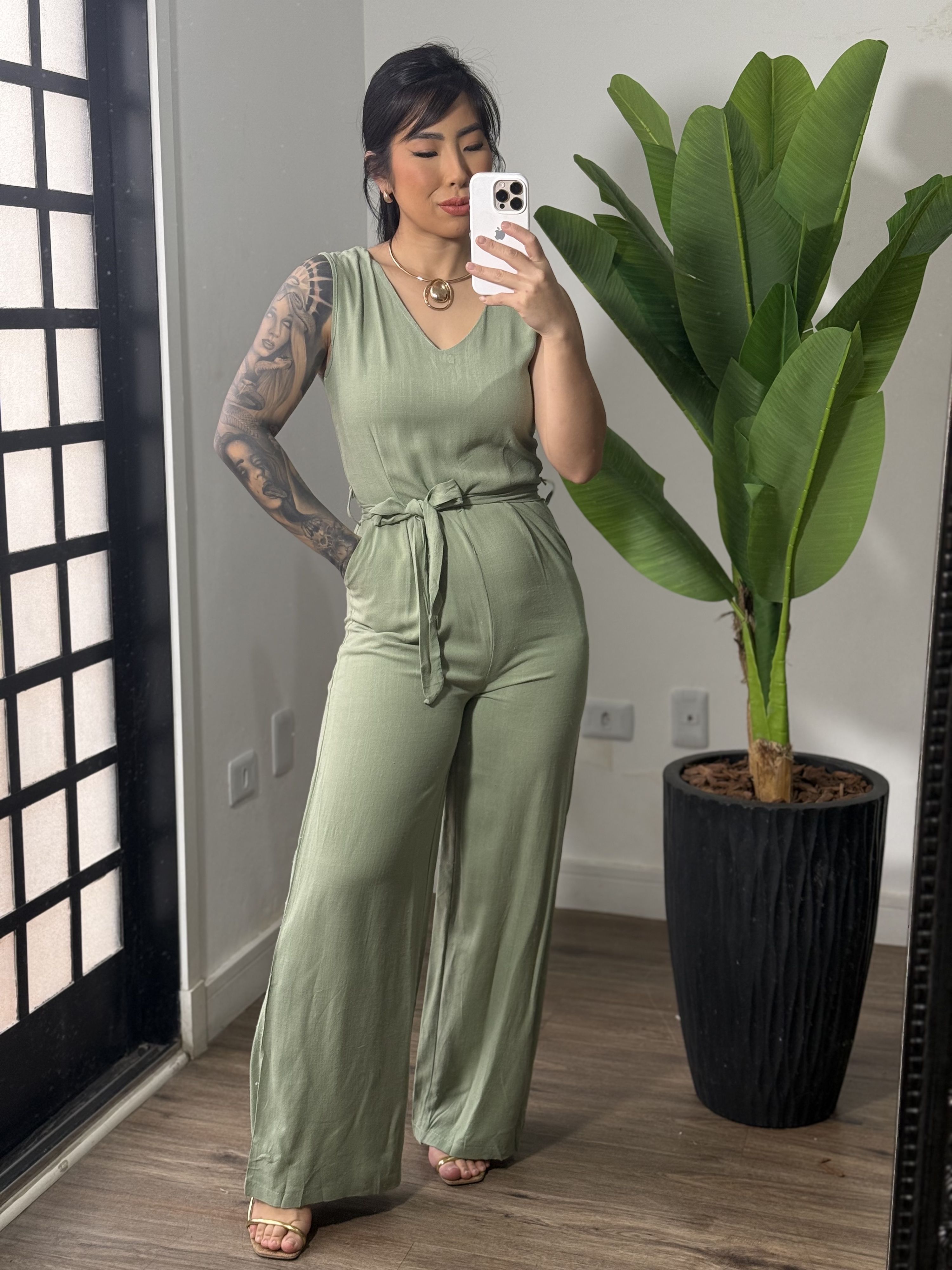 Macação Eliane 7035 - Verde 