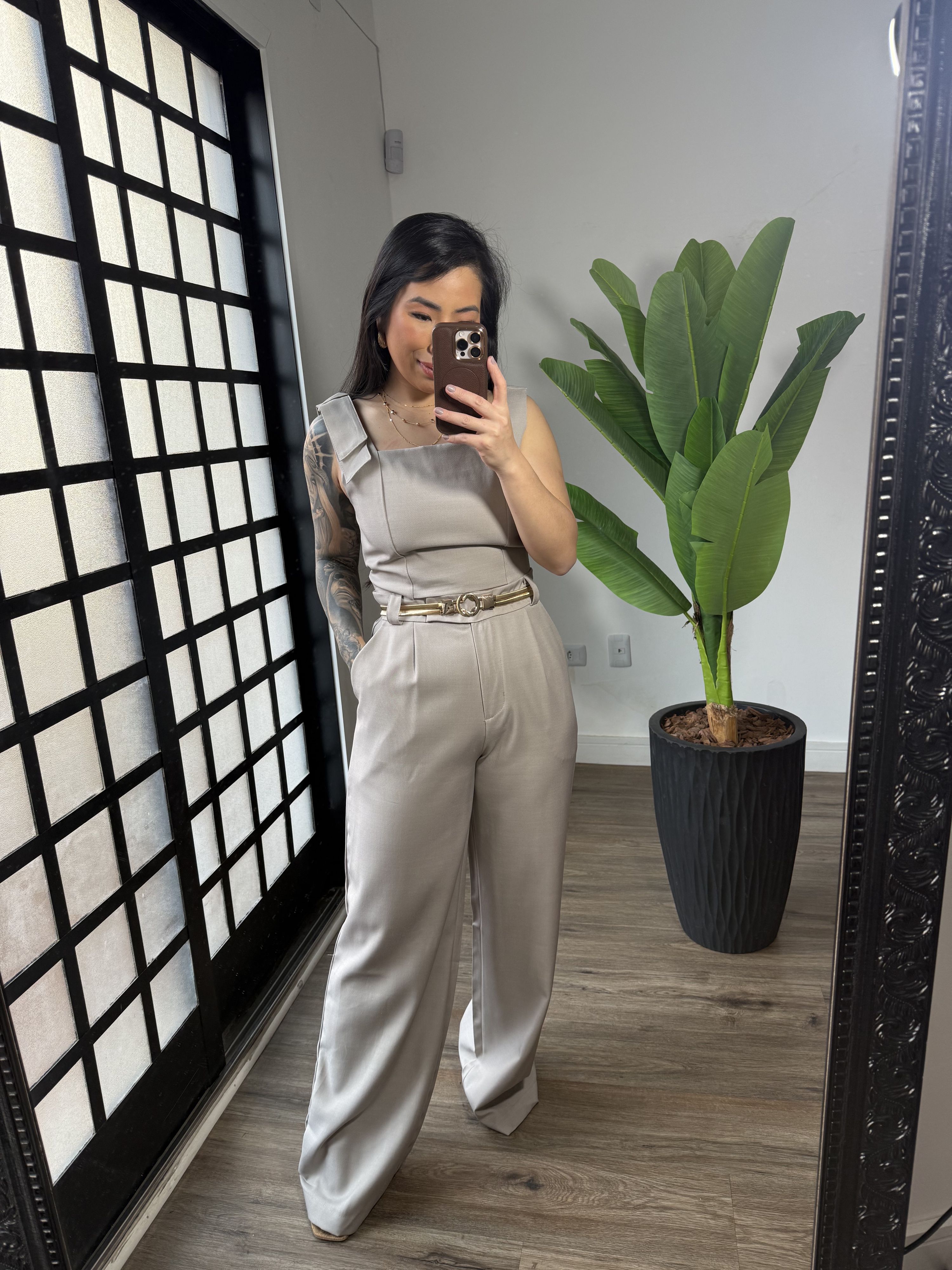 Conjunto Anaflor 1558 - Cinza 