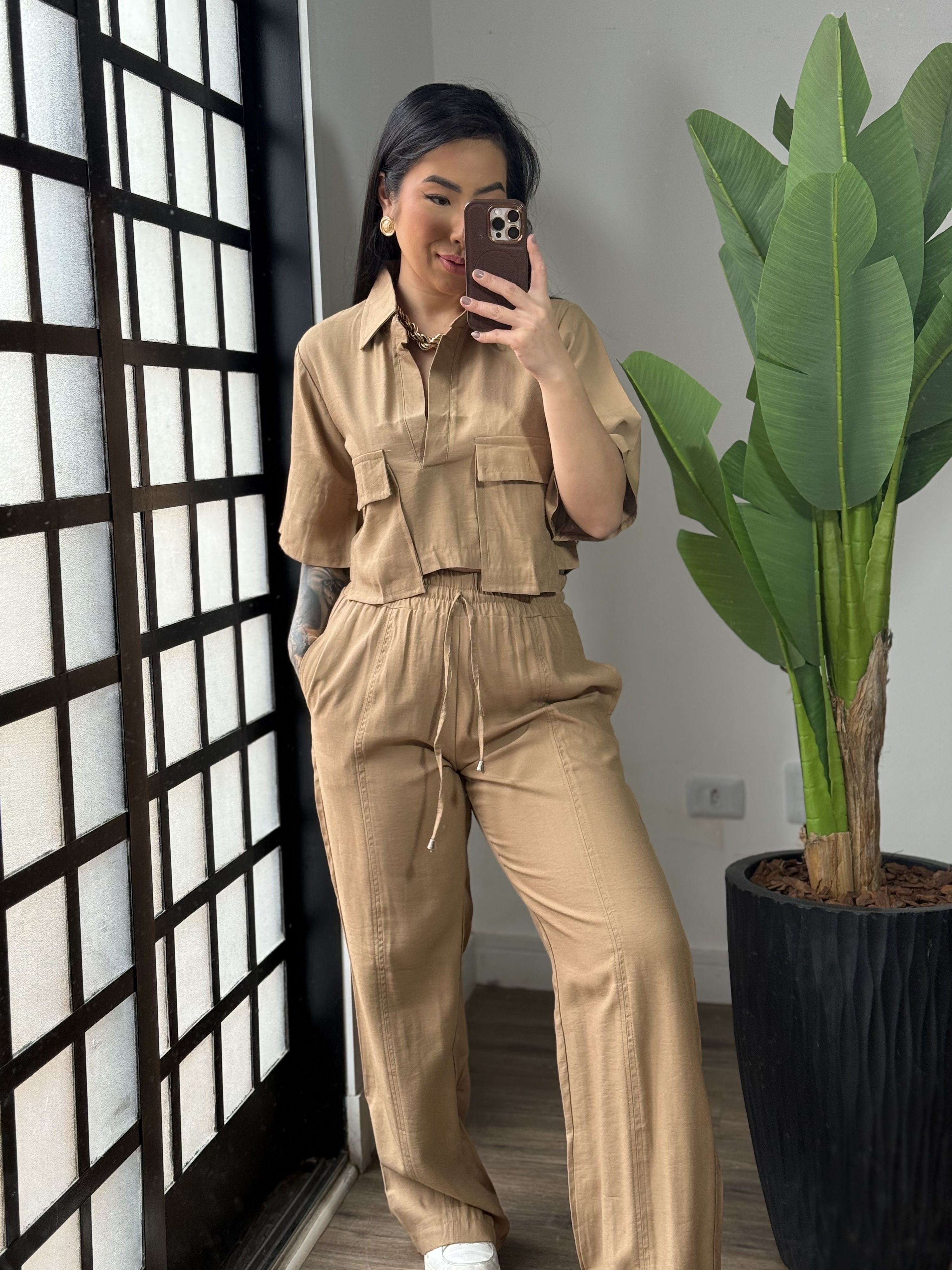 Conjunto Kyra - Bege 