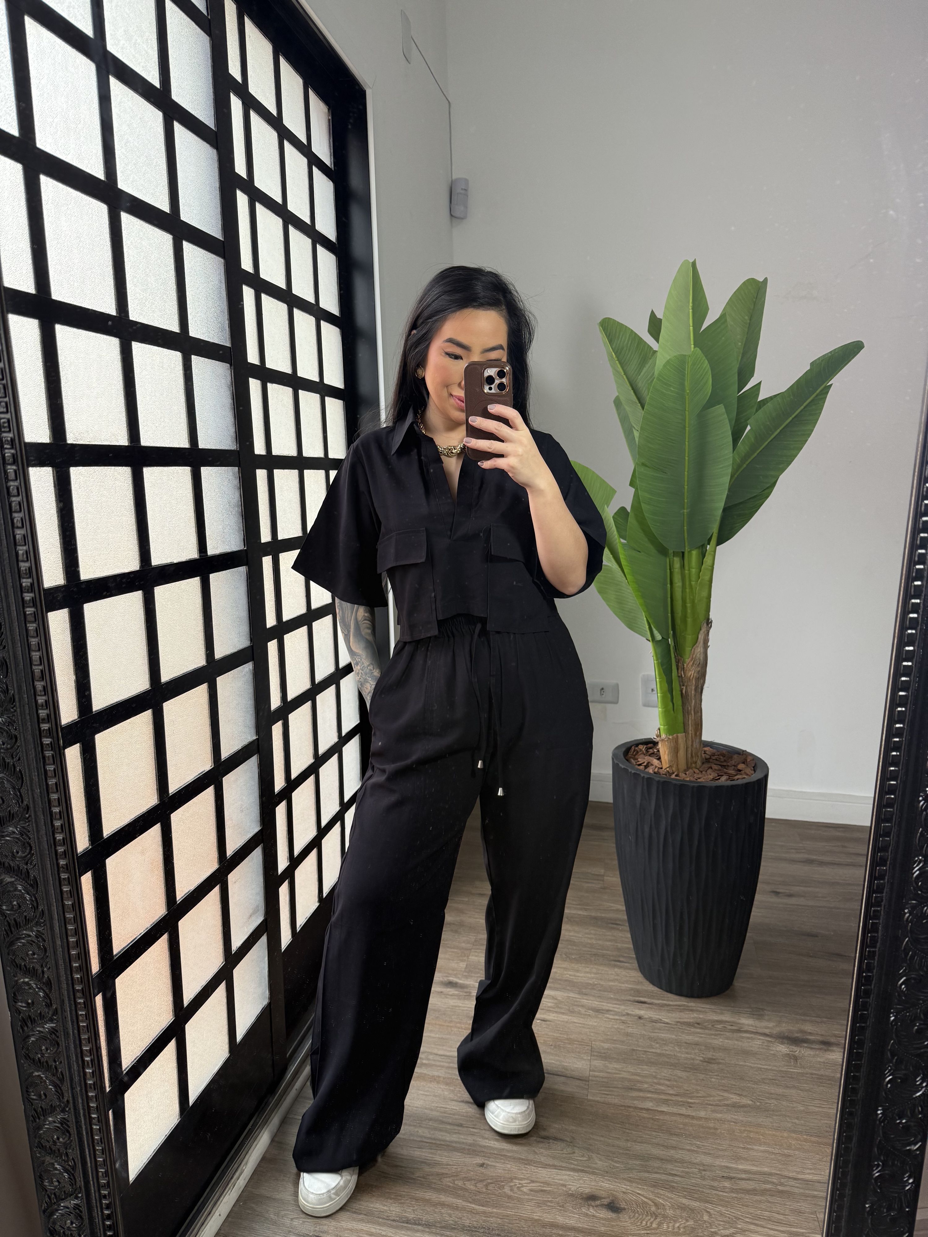Conjunto Kyra - Preto 