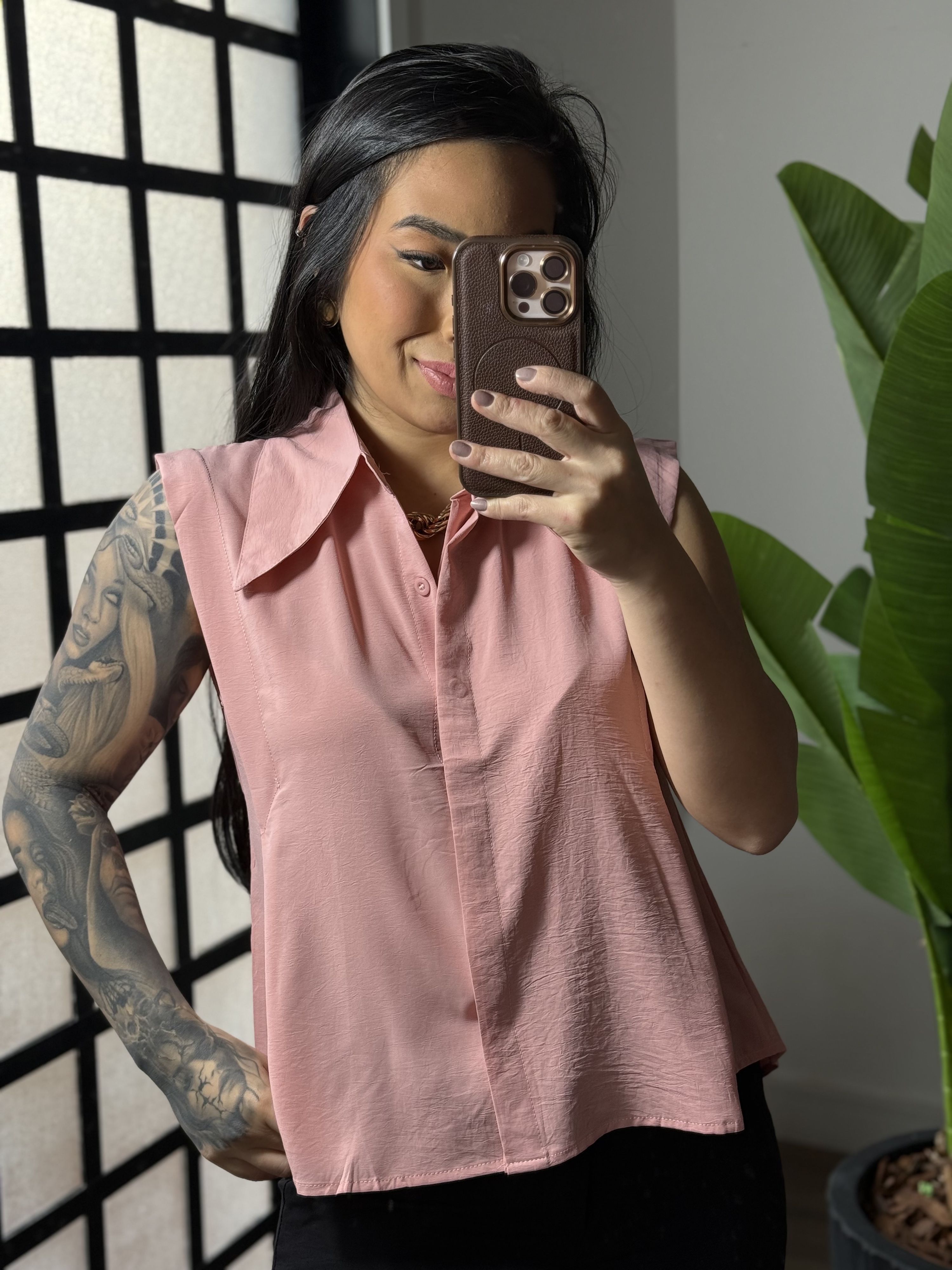 Blusa Sophia 7180 - Salmão
