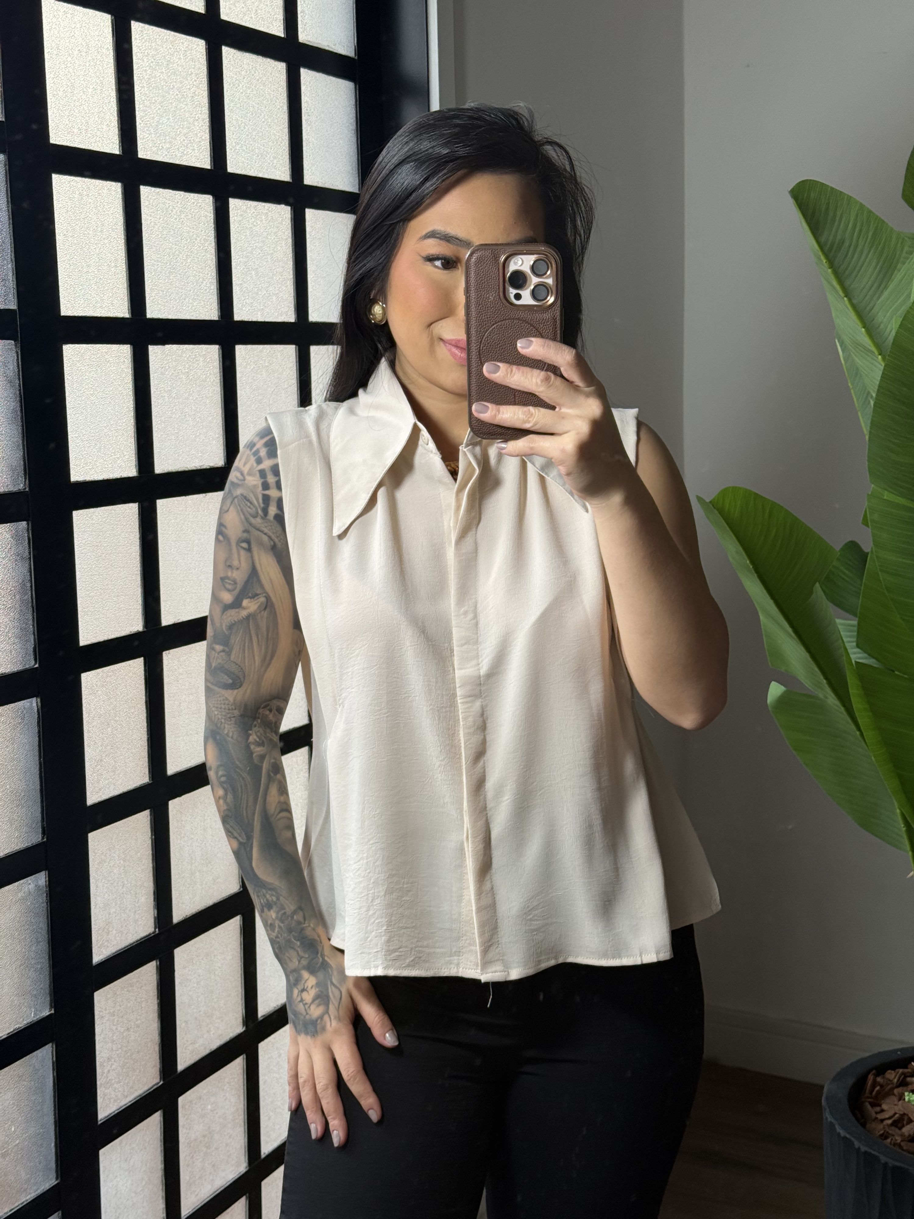 Blusa Sophia 7180 - Creme 