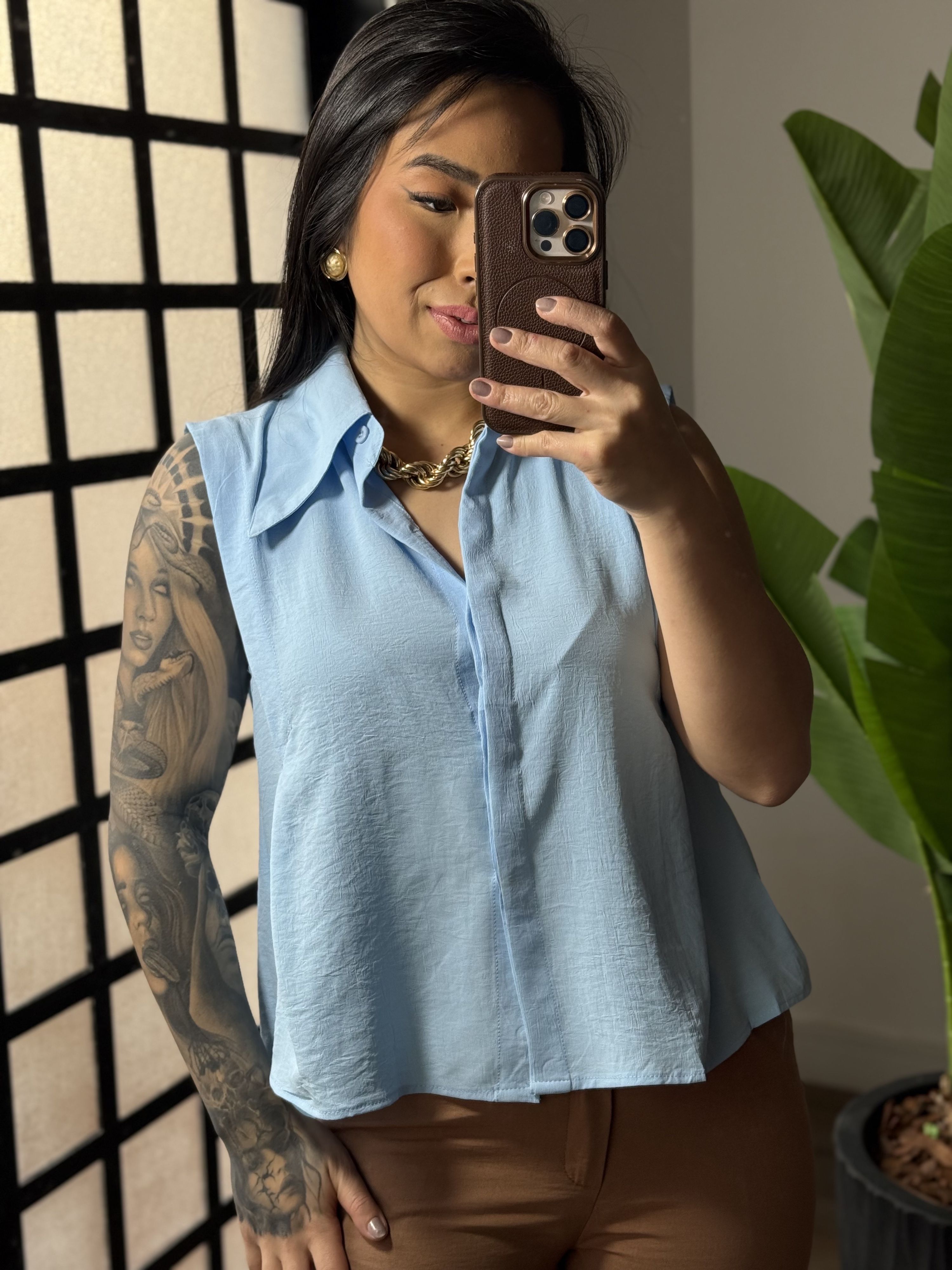 Blusa Sophia 7180 - Azul 