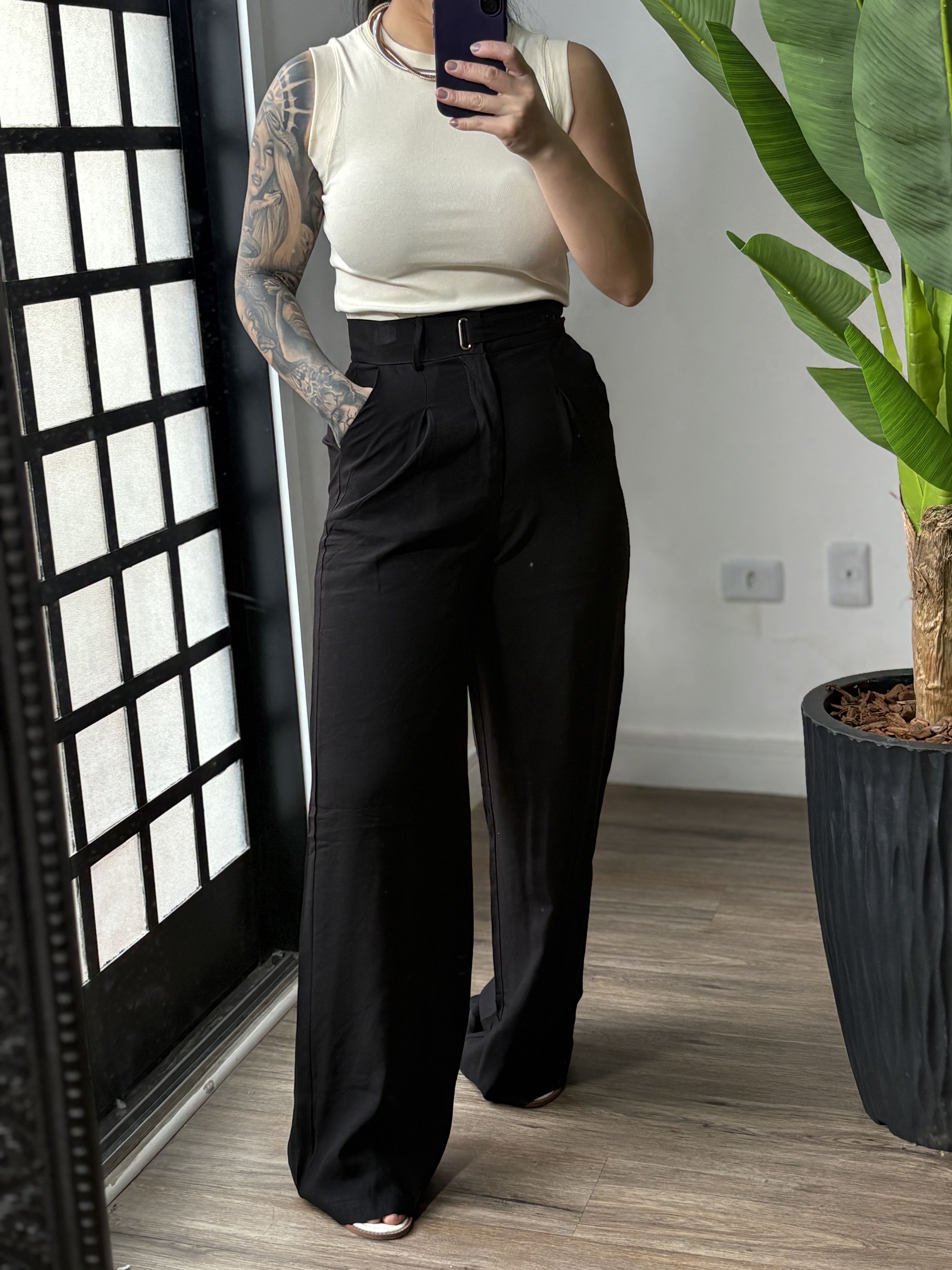 Calça Pantaloma Rita 20022 - Preto 