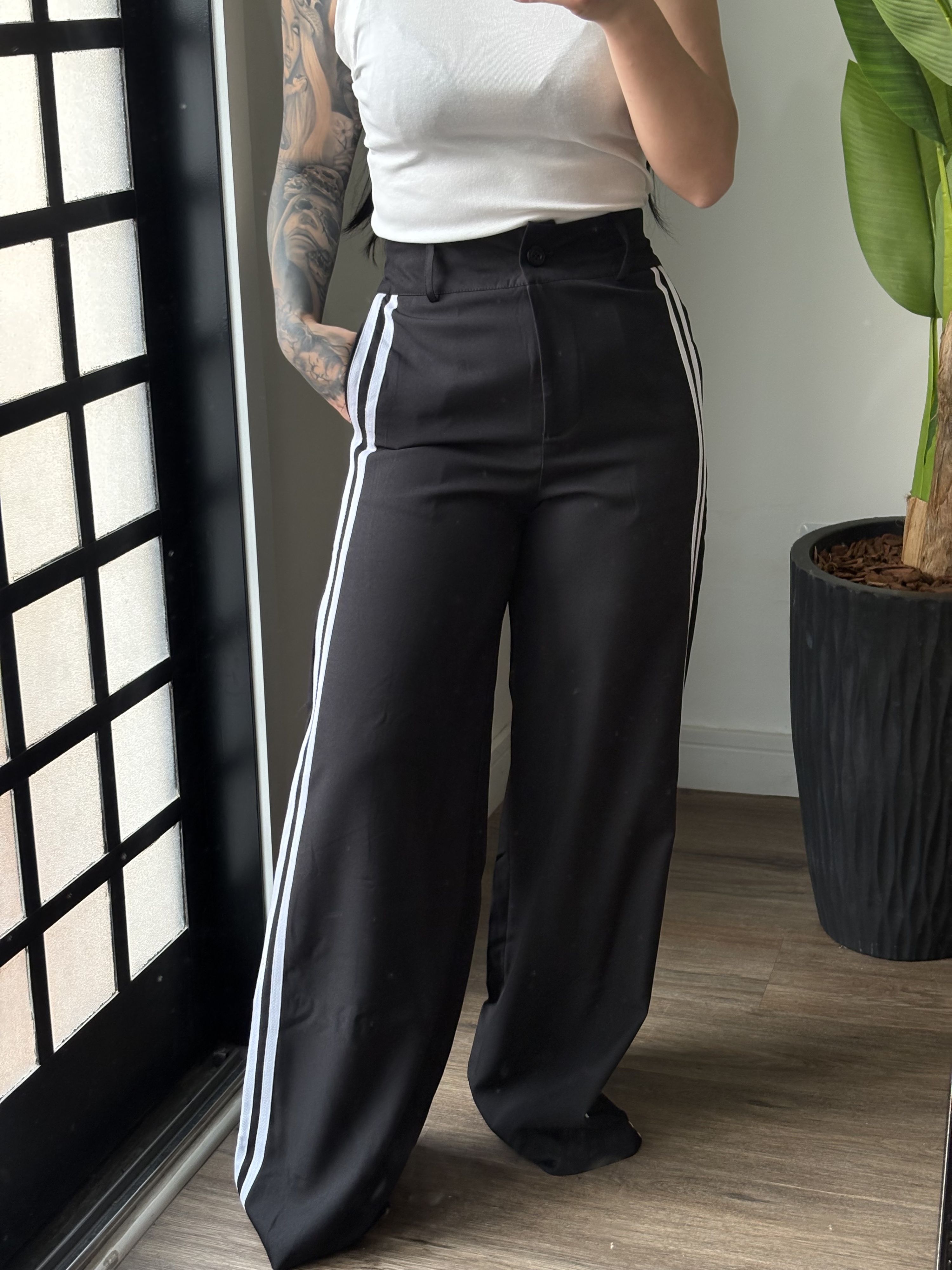 Calça Alfaiataria Raquel 1604 -Preto 