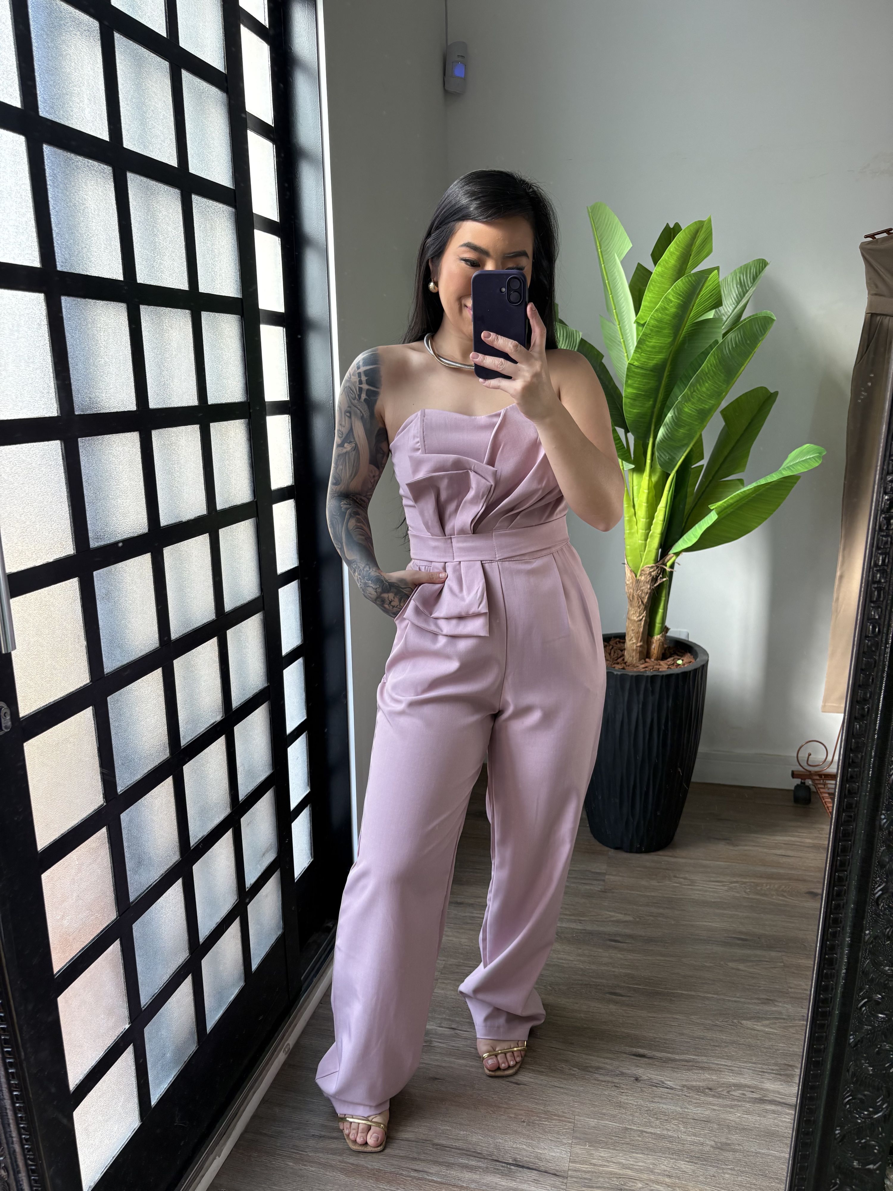 Macacão Alfaiataria Sophie 1493 - Rosa 