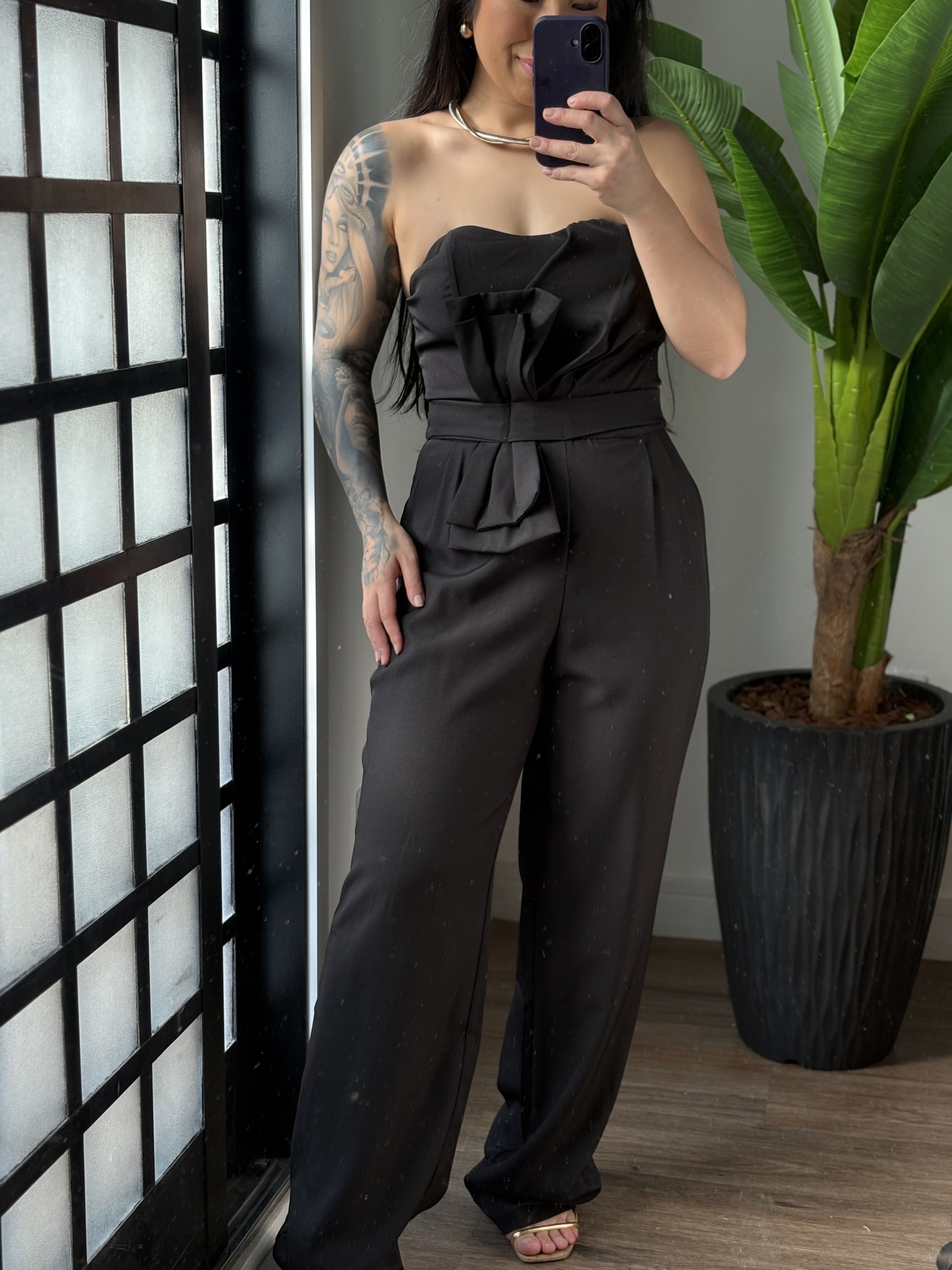 Macacão Alfaiataria Sophie 1493 - Preto 