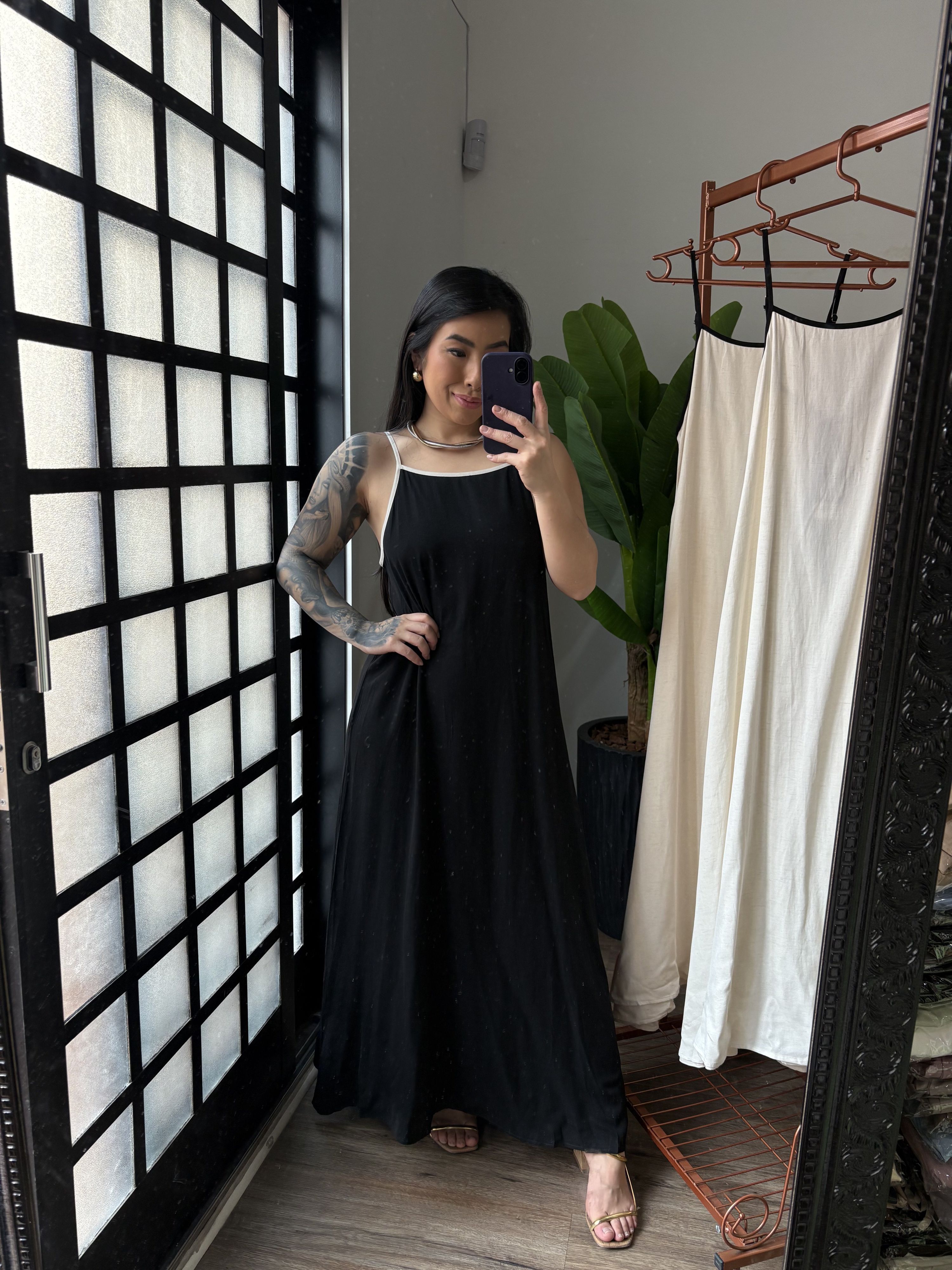 Vestido Amplo Noa 3170 - Preto 