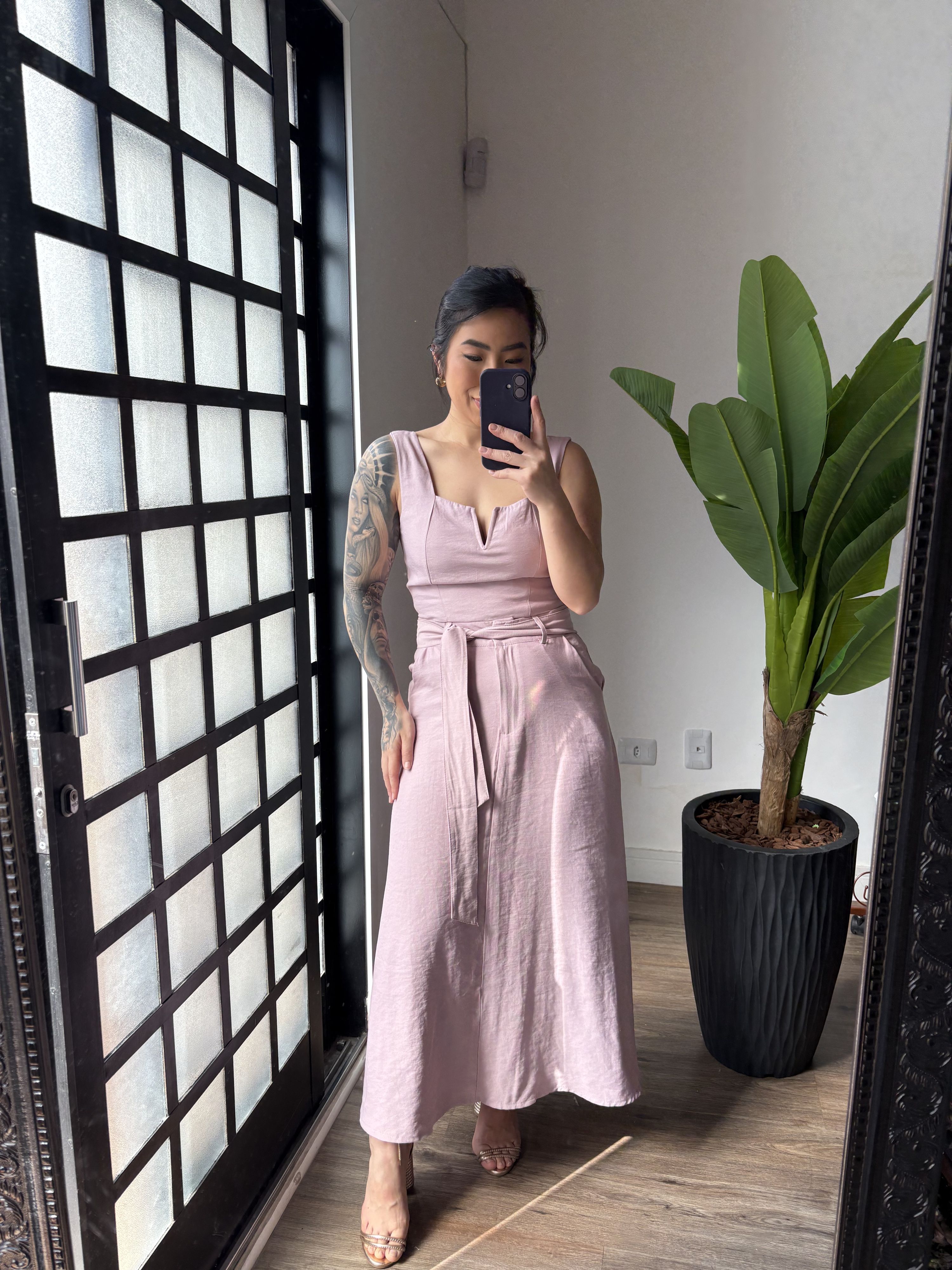 Conjunto Saia Lis 6023 - Rosa 