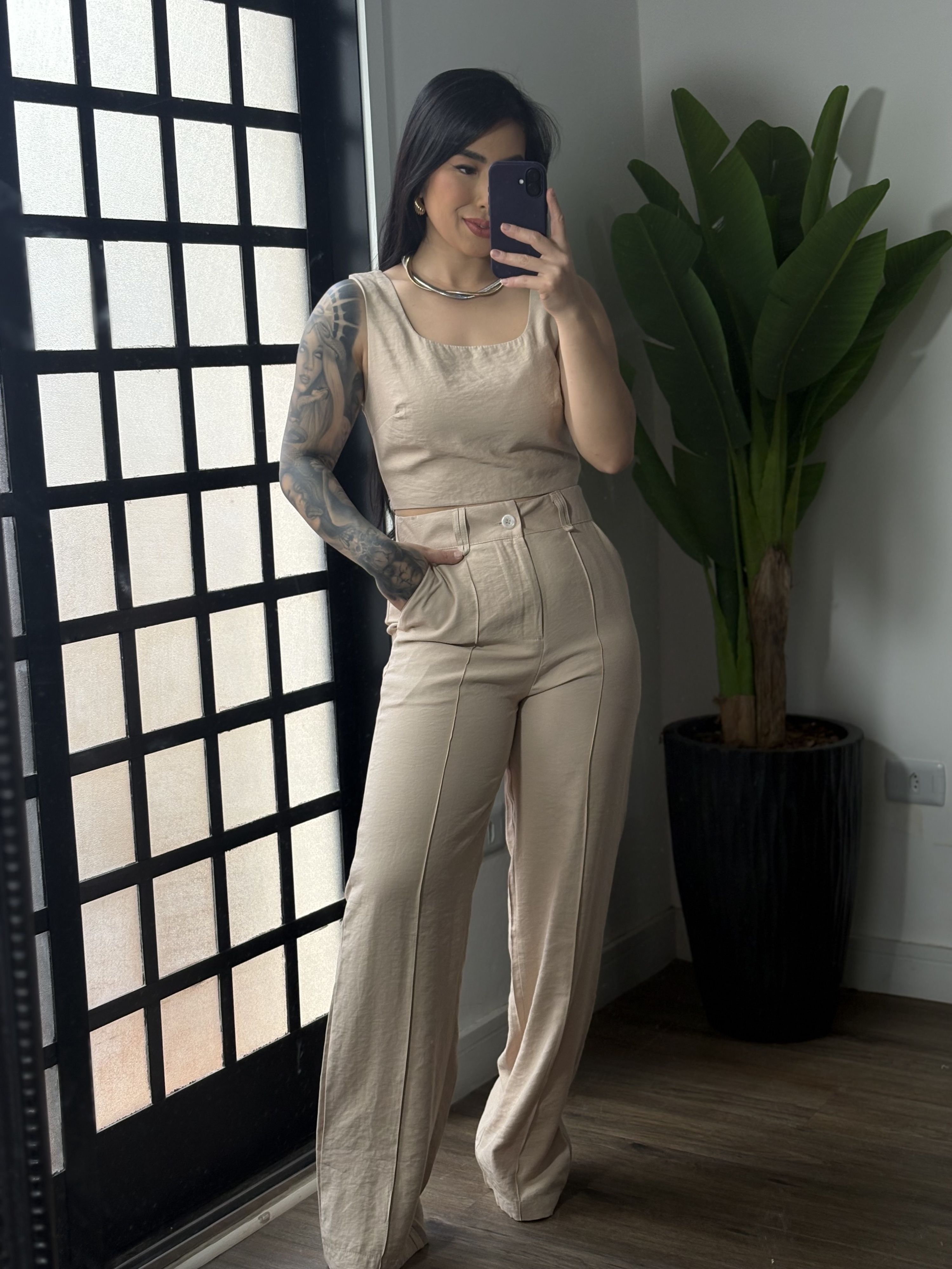 Conjunto Marrant Vitta1356 - Bege 