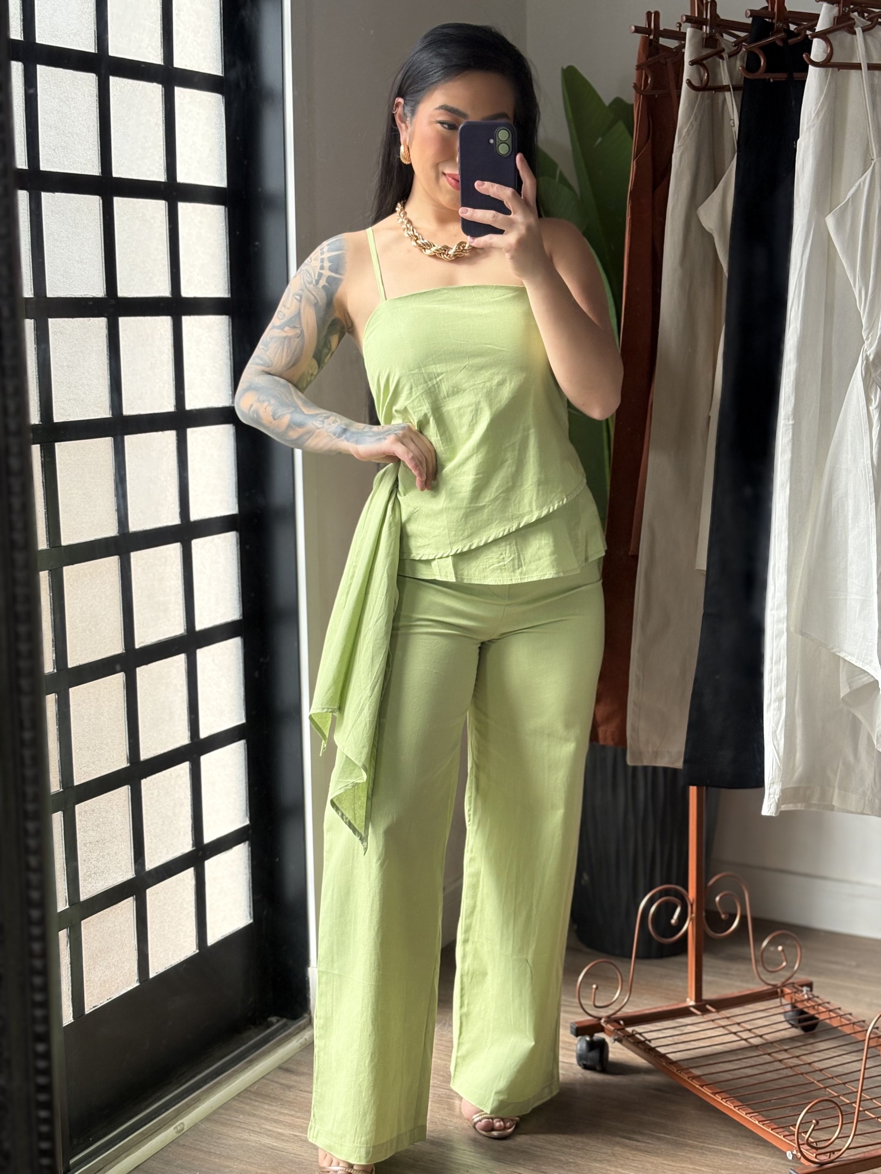 Conjunto Linho Malu 020 - Verde