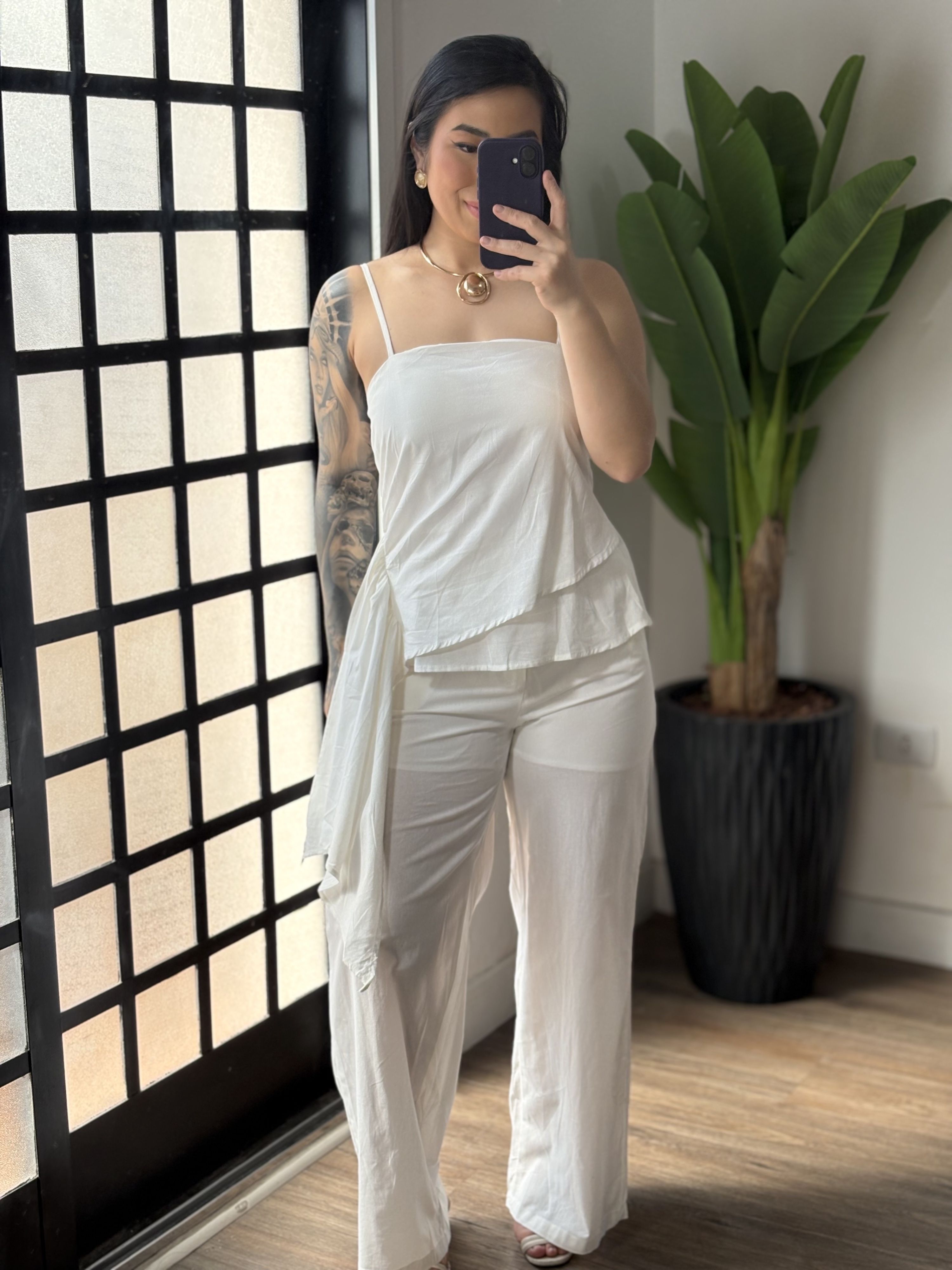 Conjunto Linho Malu 020 - Branco 