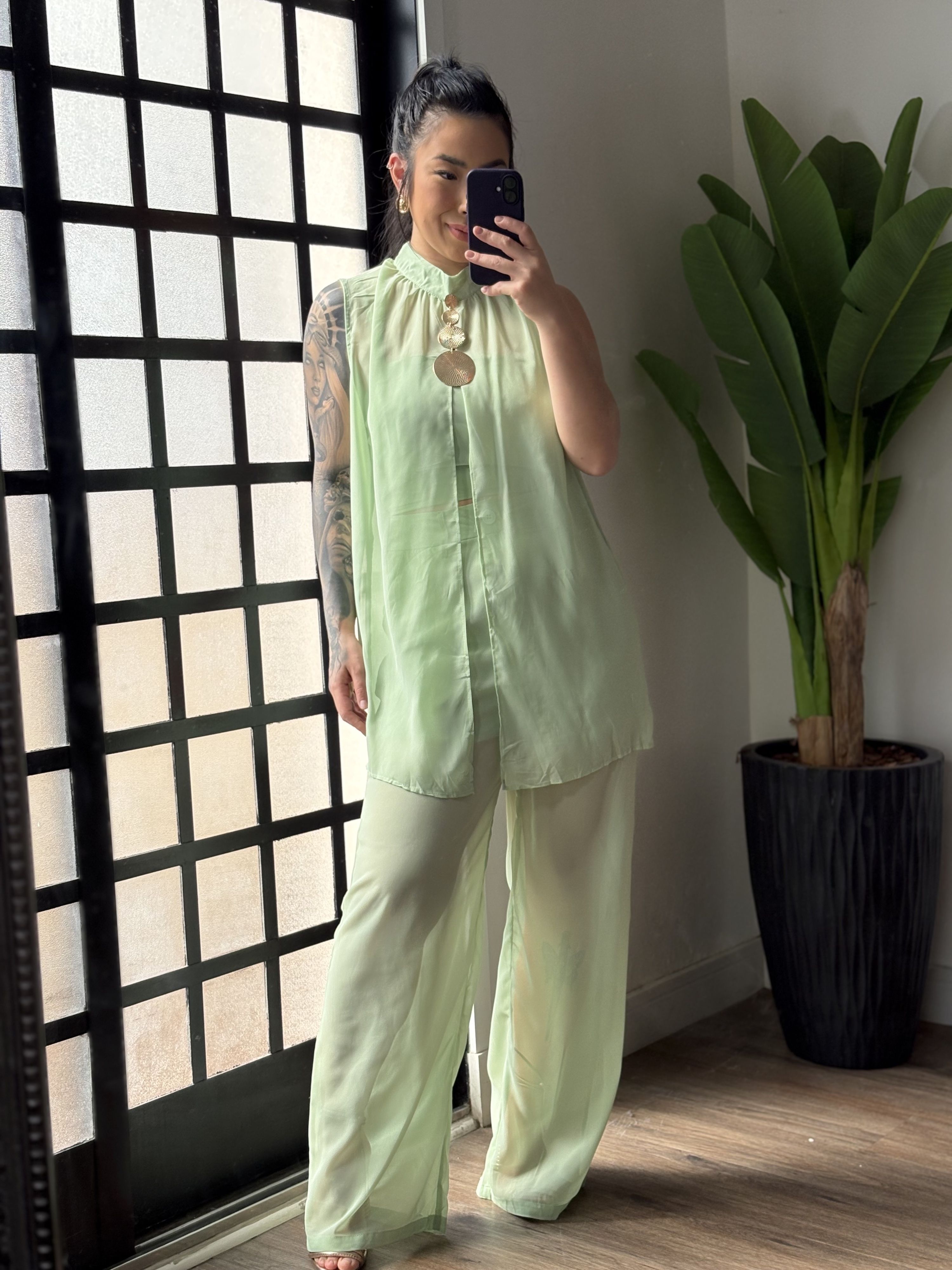 Trijunto Tule Georgina LA021 - Verde