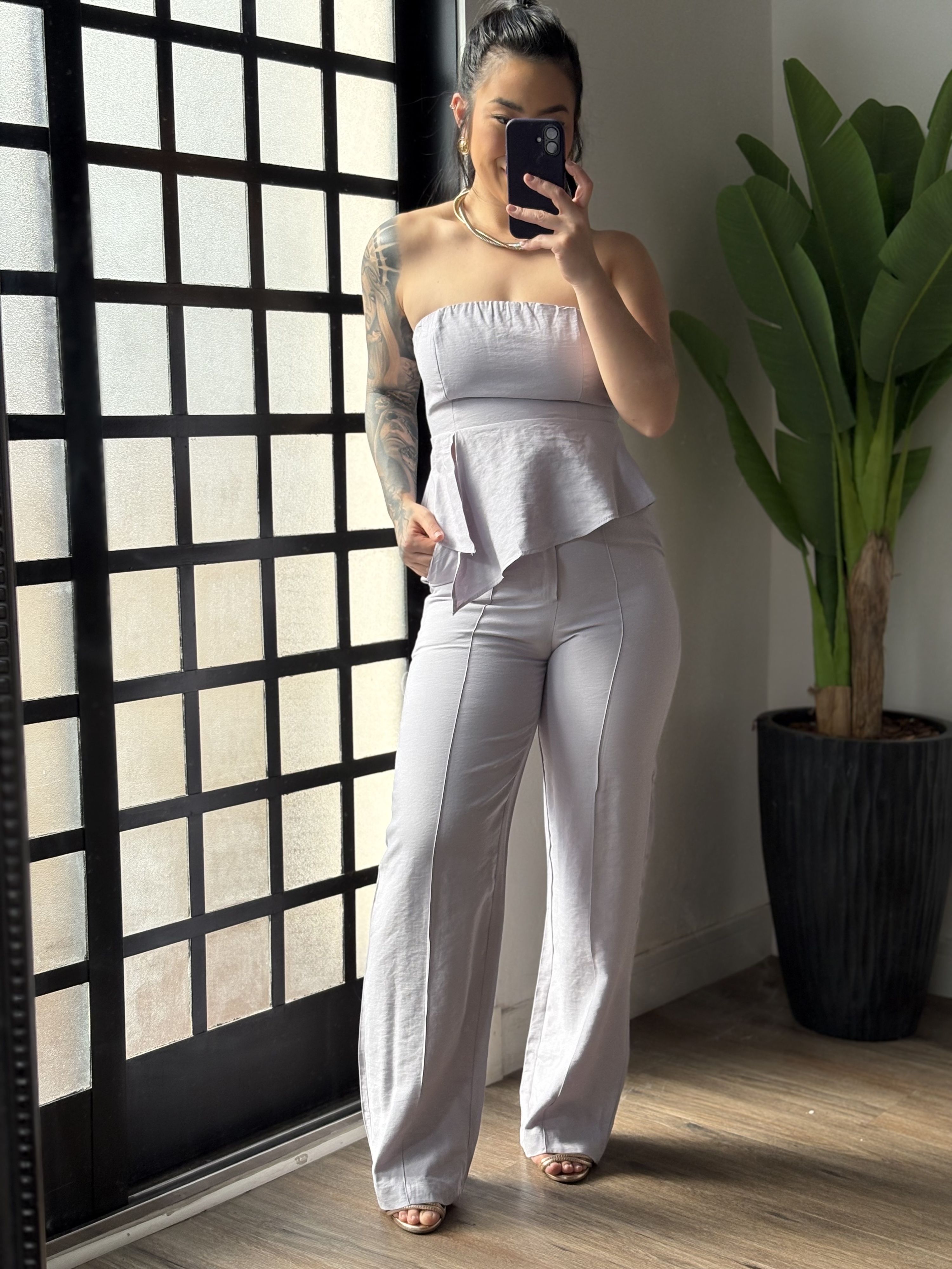 Conjunto Marrant Angelina 6028 - Cinza 