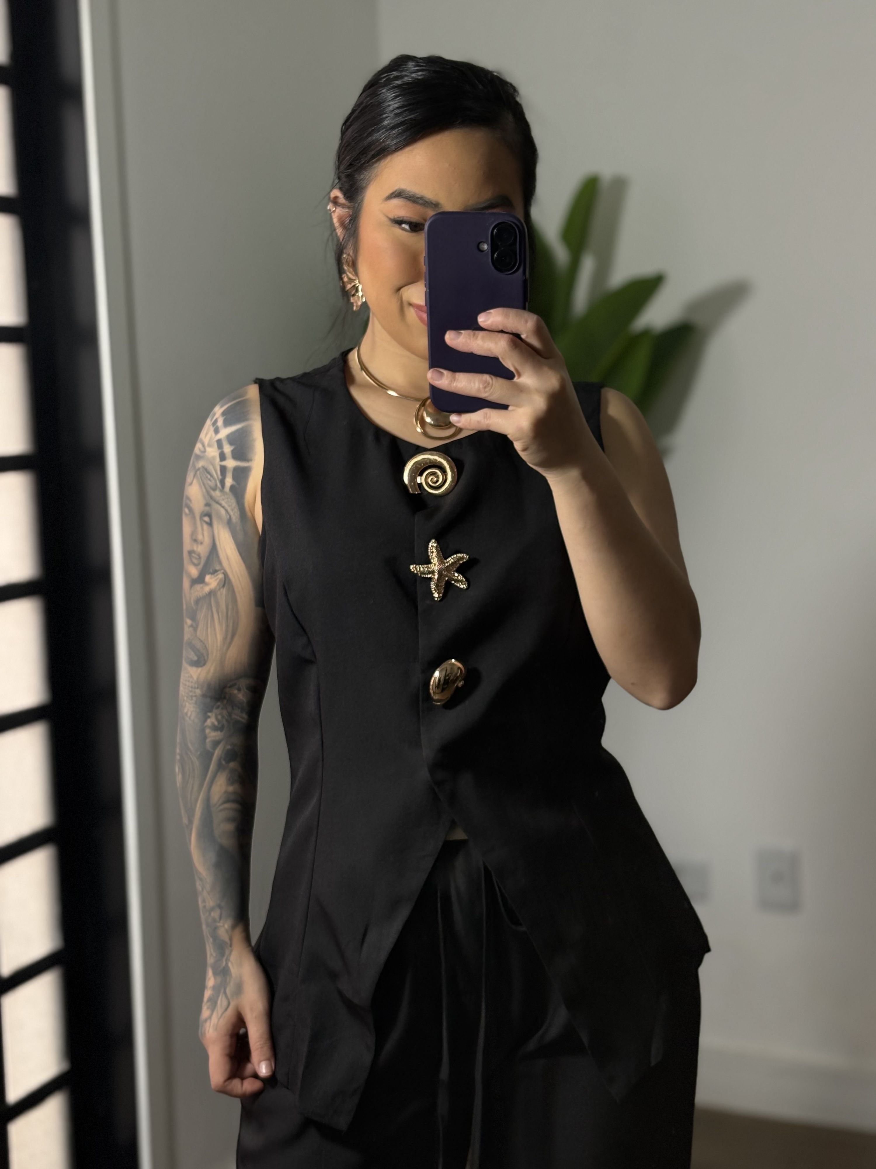Colete Serena 189 - Preto 