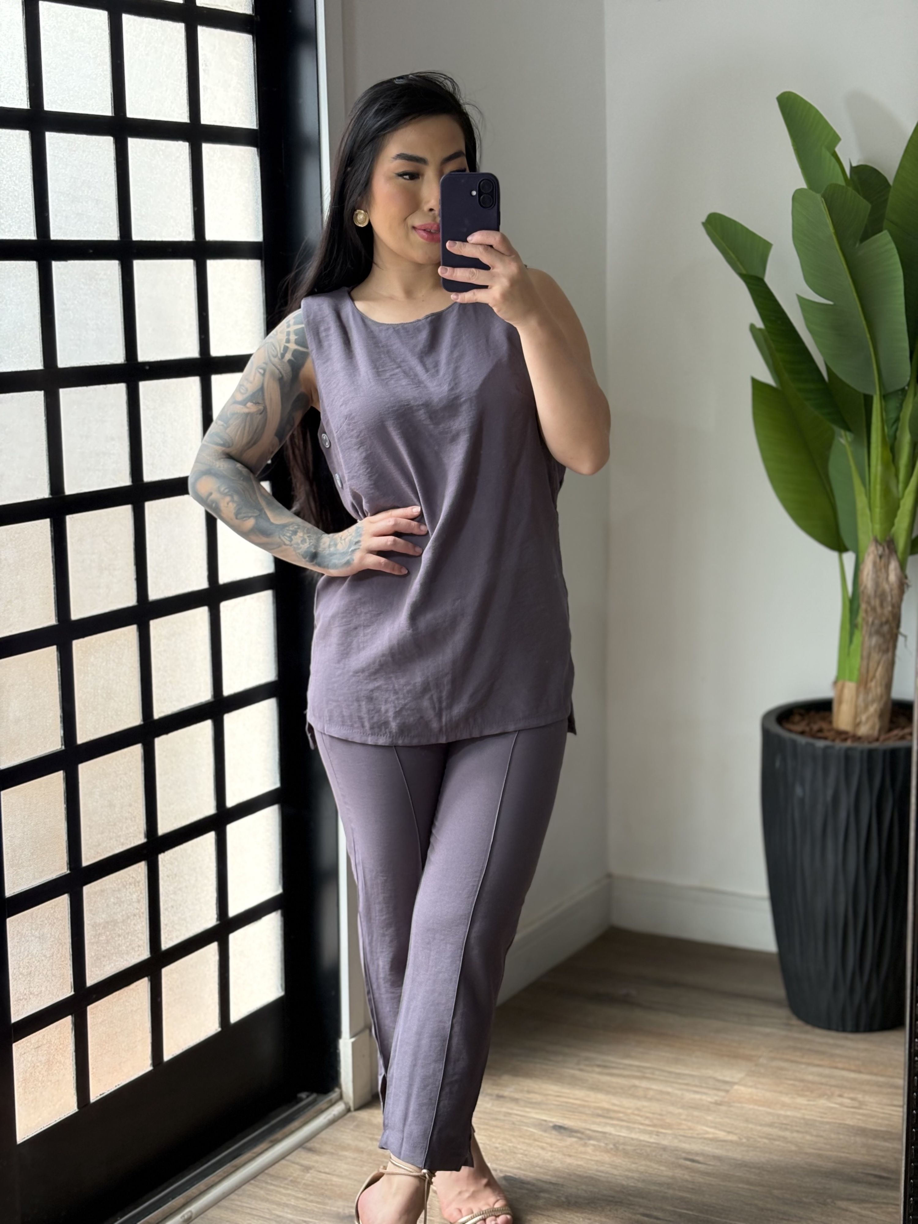 Conjunto Marrant Elisa 61004 - Cinza 