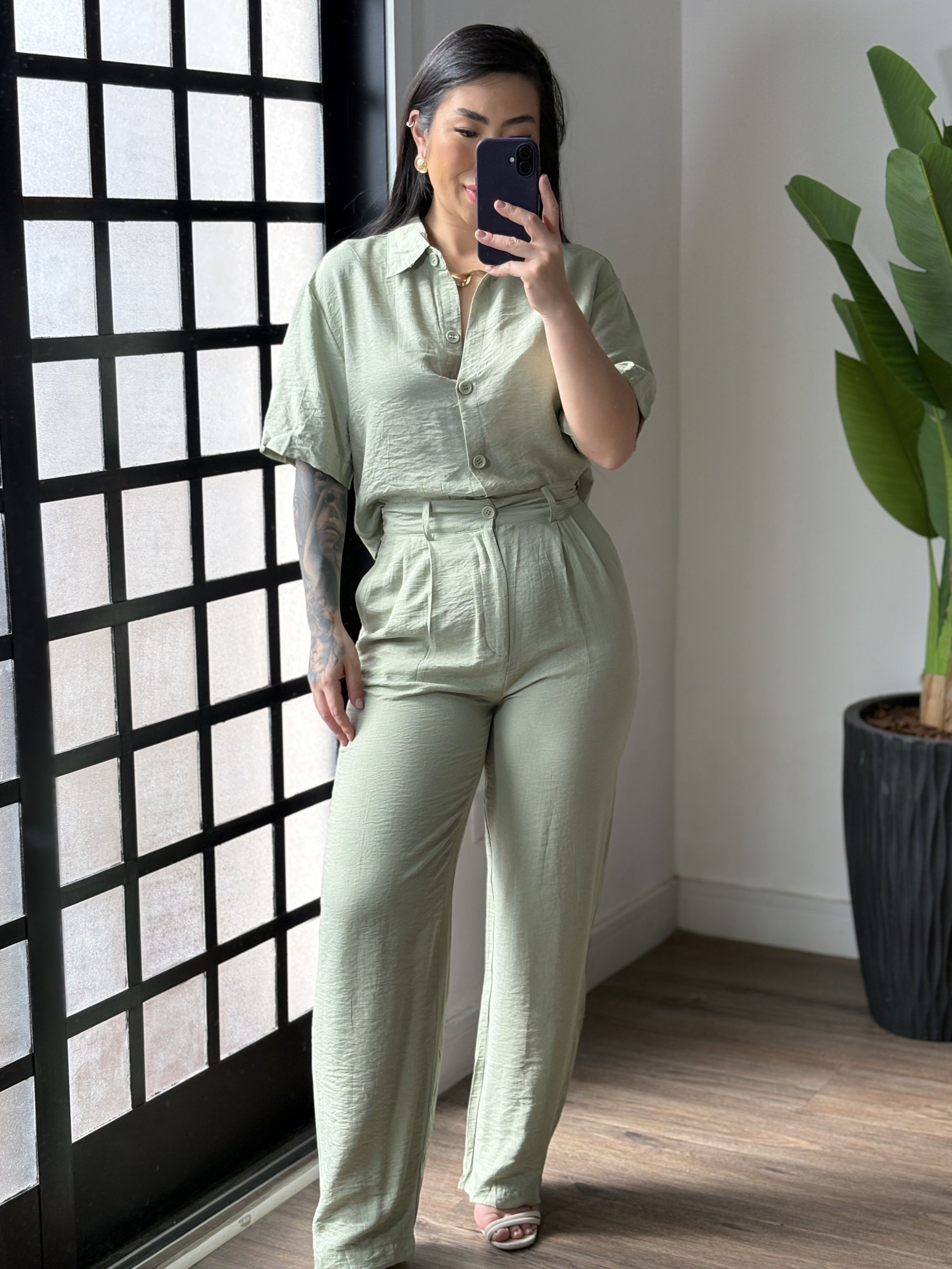 Conjunto Pantalona Alicia 98477 - Verde 