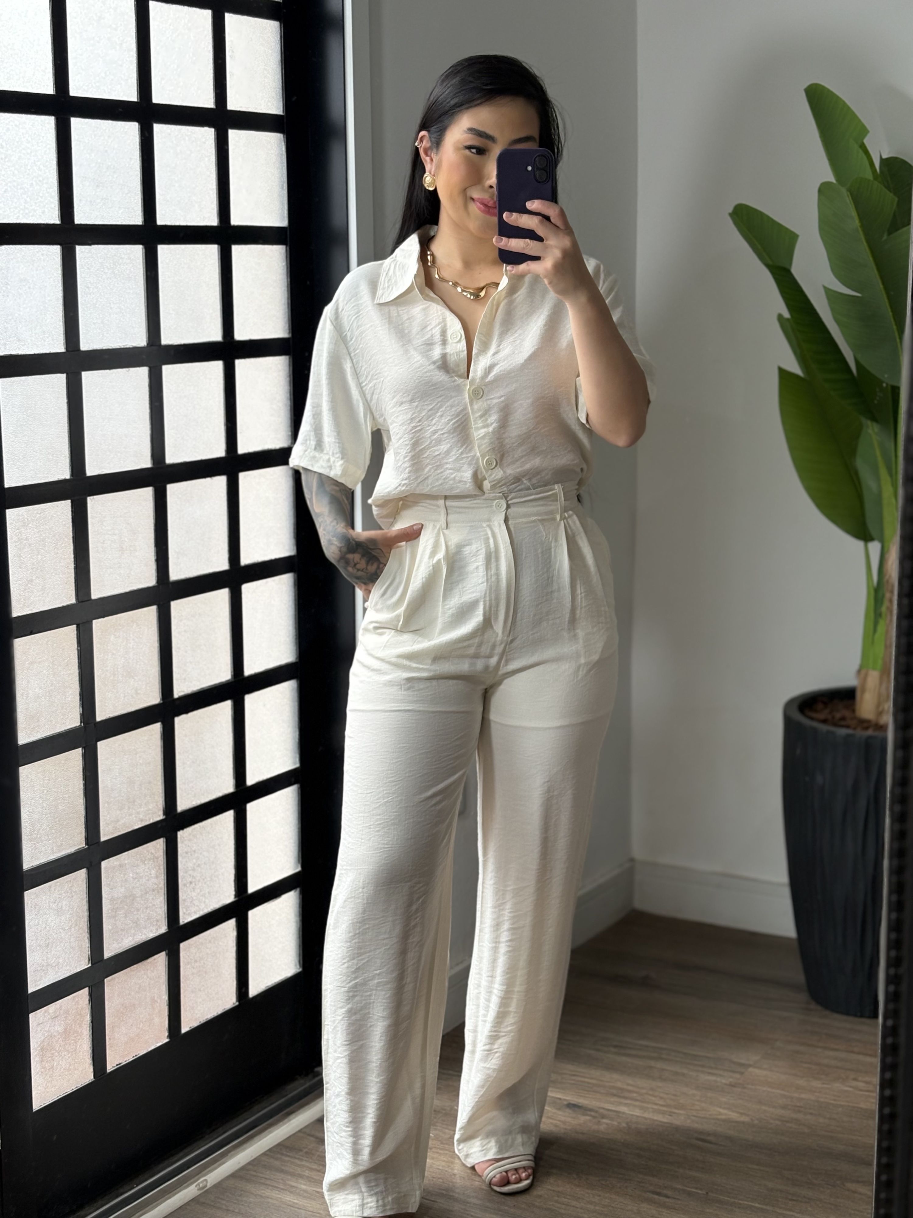 Conjunto Pantalona Alicia 98477- Off 