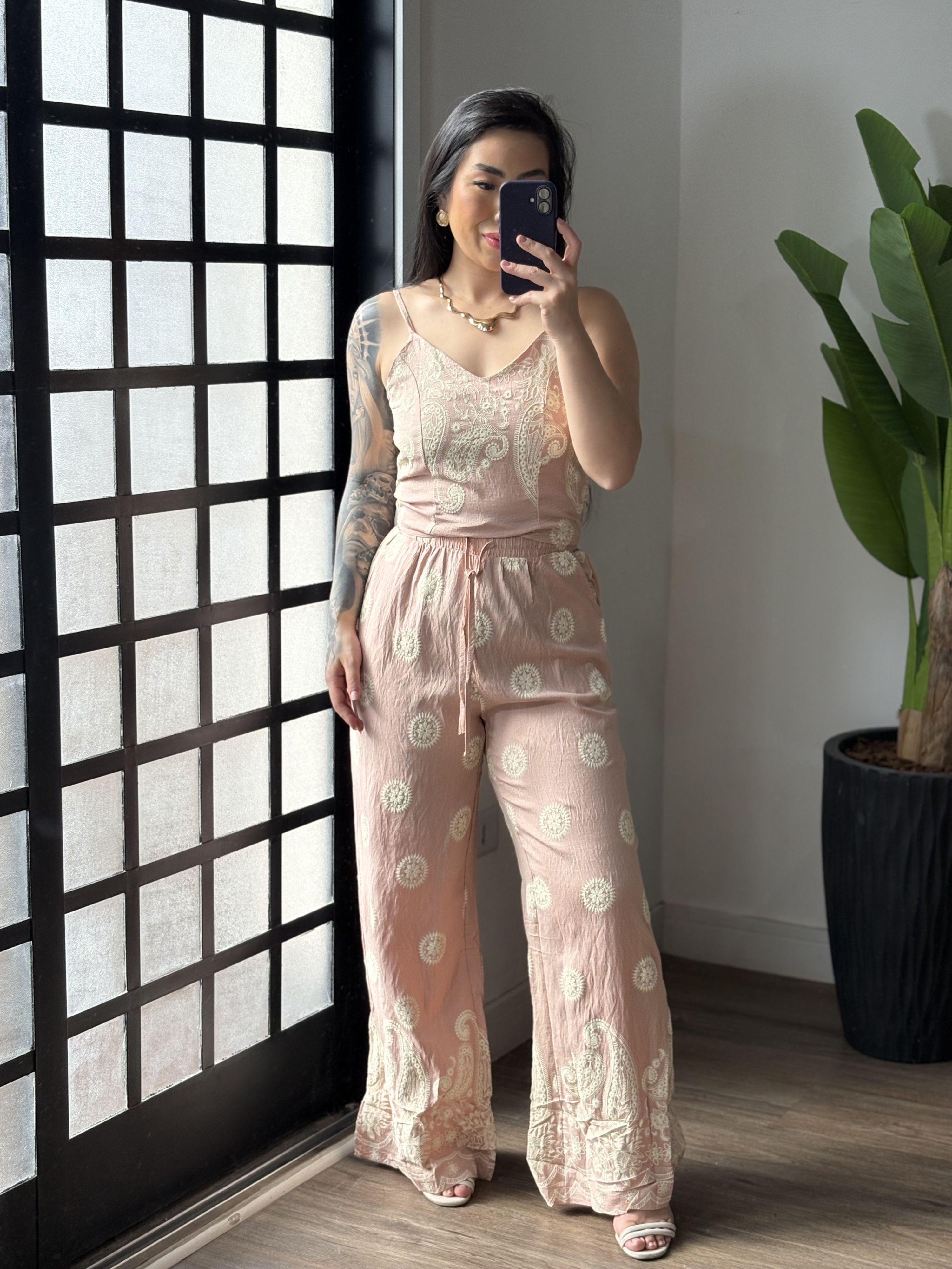 Conjunto Estampado Betta 7176 - Rose 