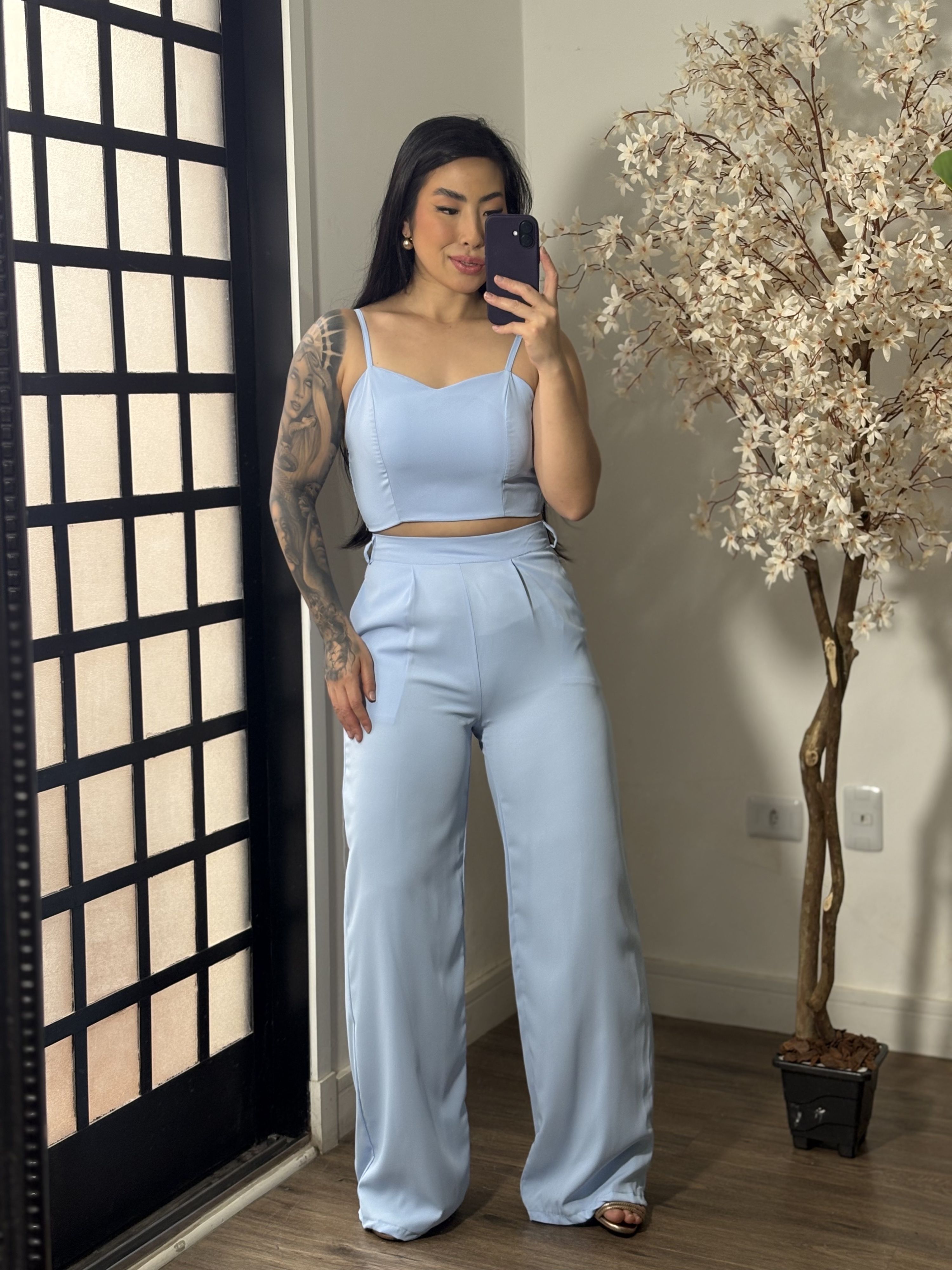 Conjunto Calça Marisa Y010 - Azul C049
