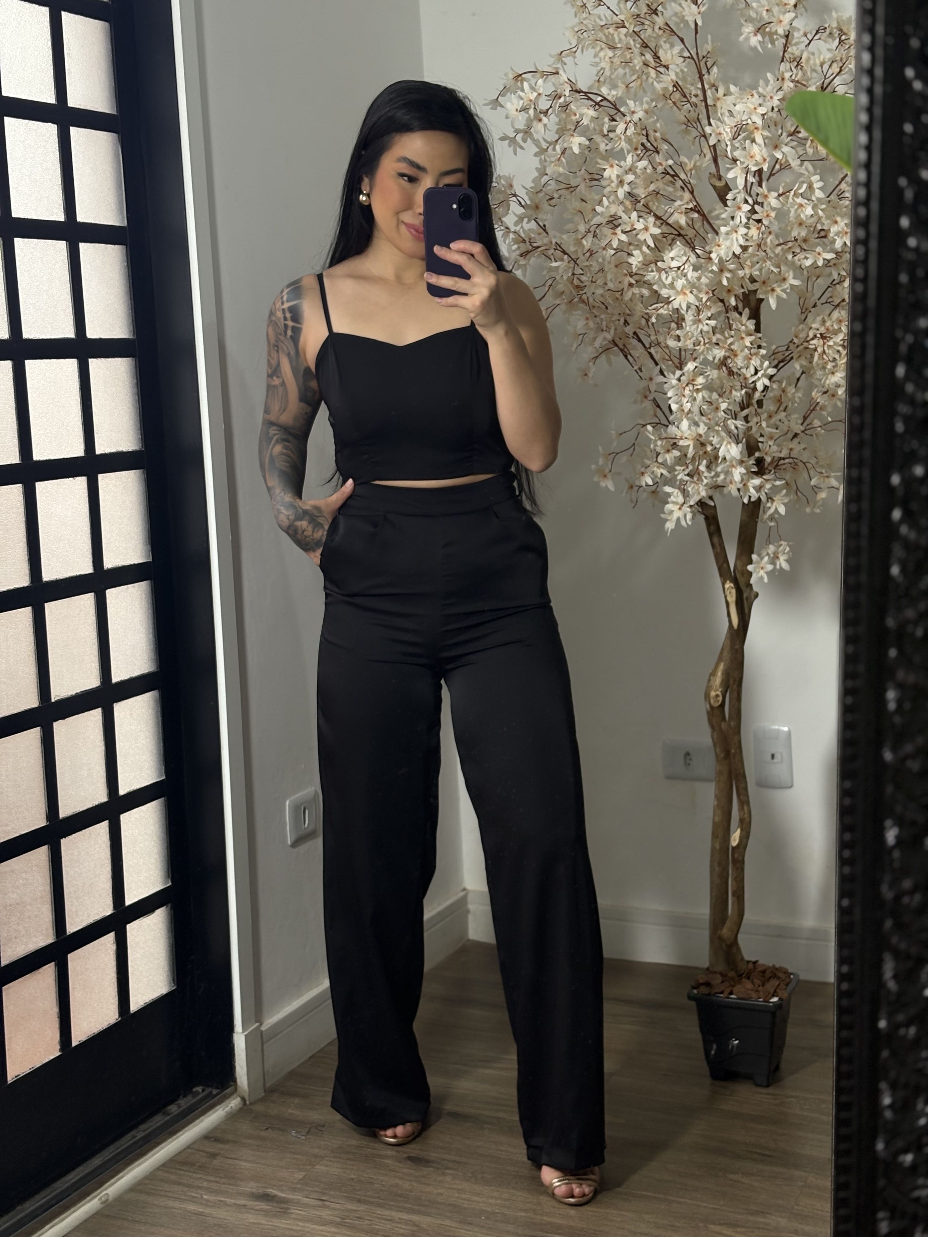 Conjunto Calça Marisa Y010 - Preto C049