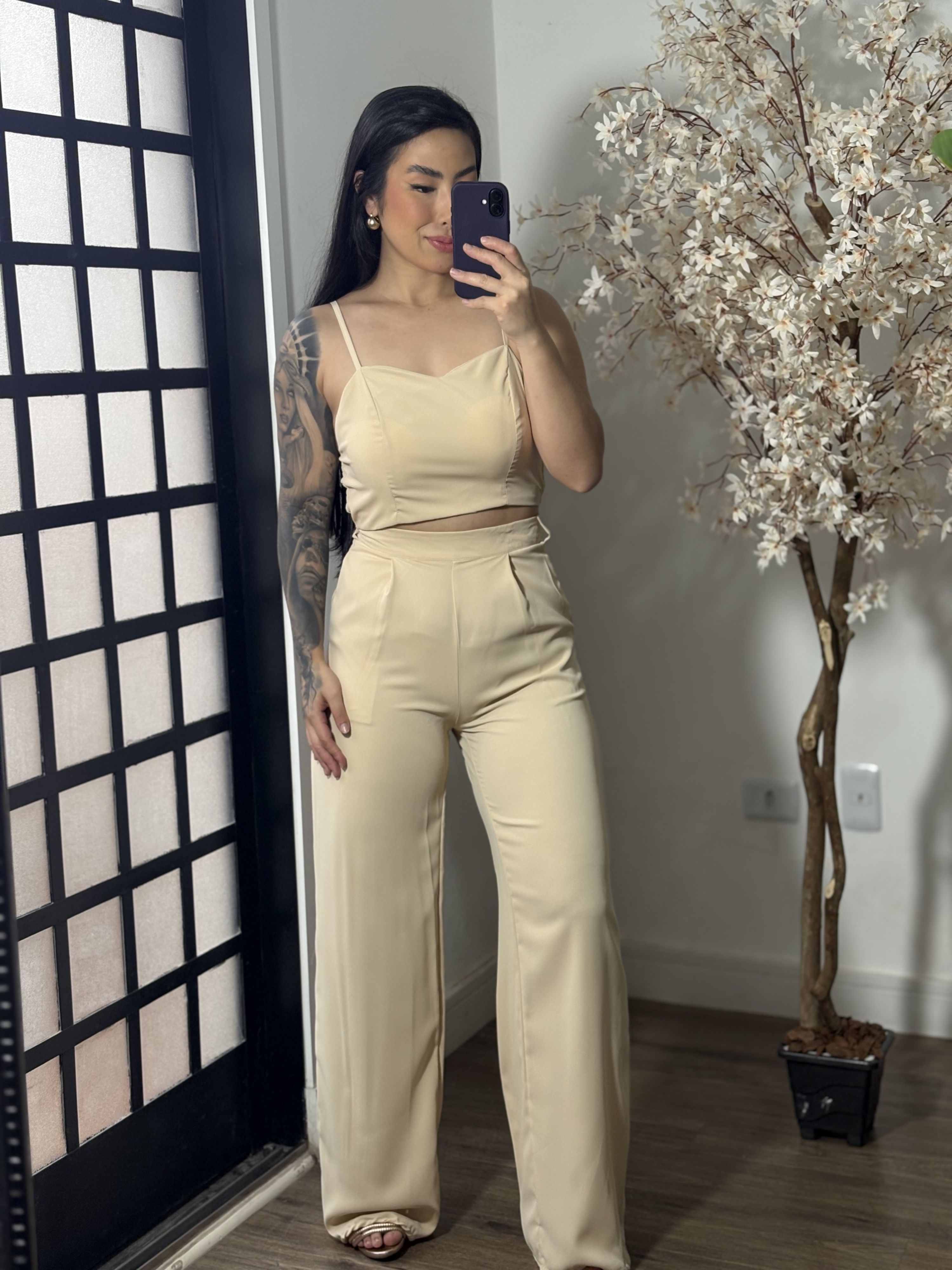 Conjunto Calça Marisa Y010 - Bege C049