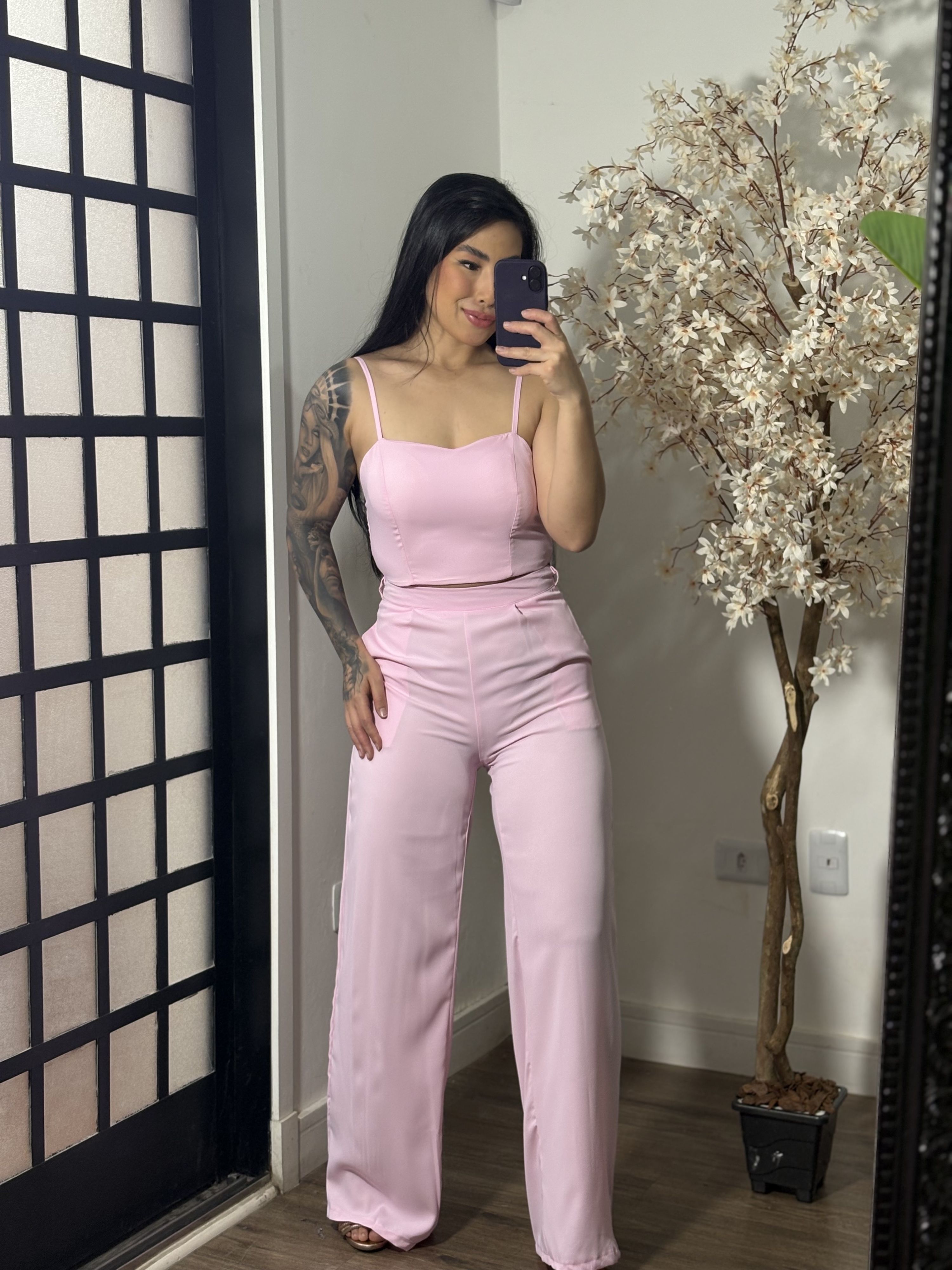 Conjunto Calça Marisa Y010 - Rosa C049