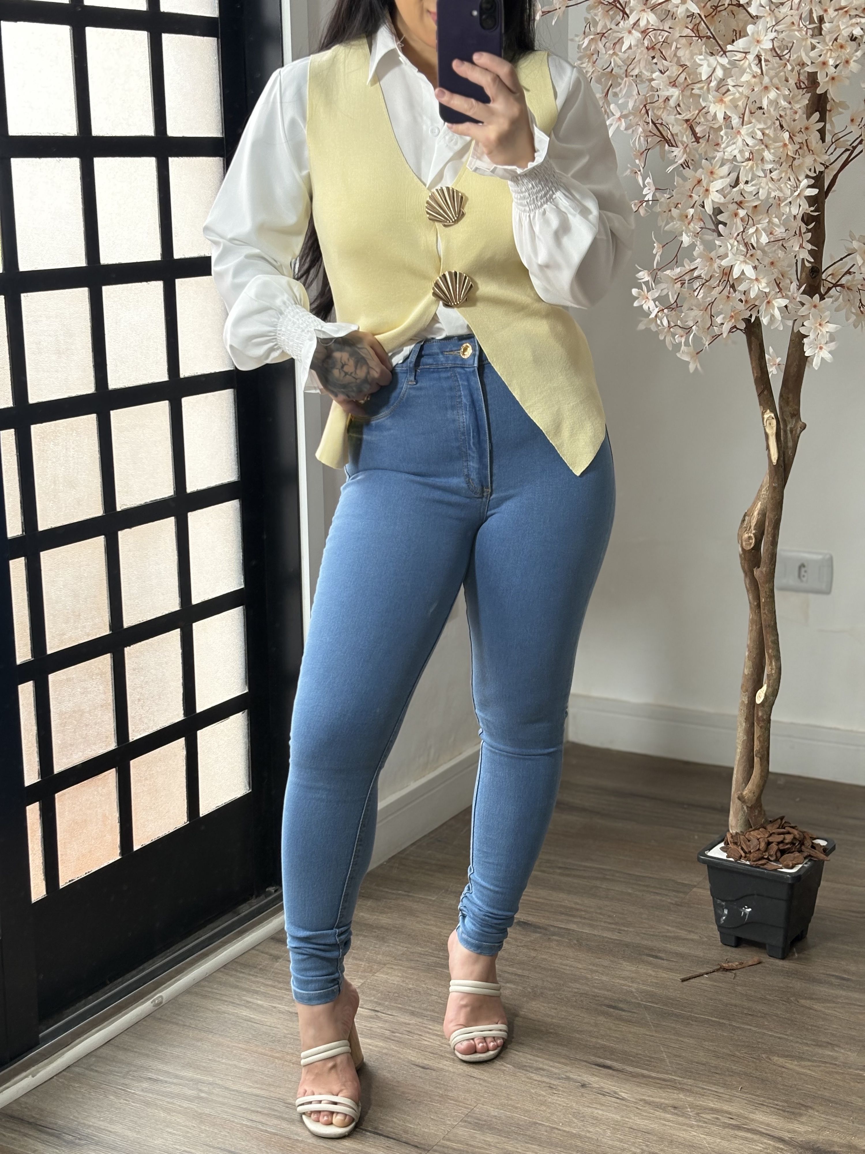 Calça Jeans Skinny 157 - Lavagem Média 