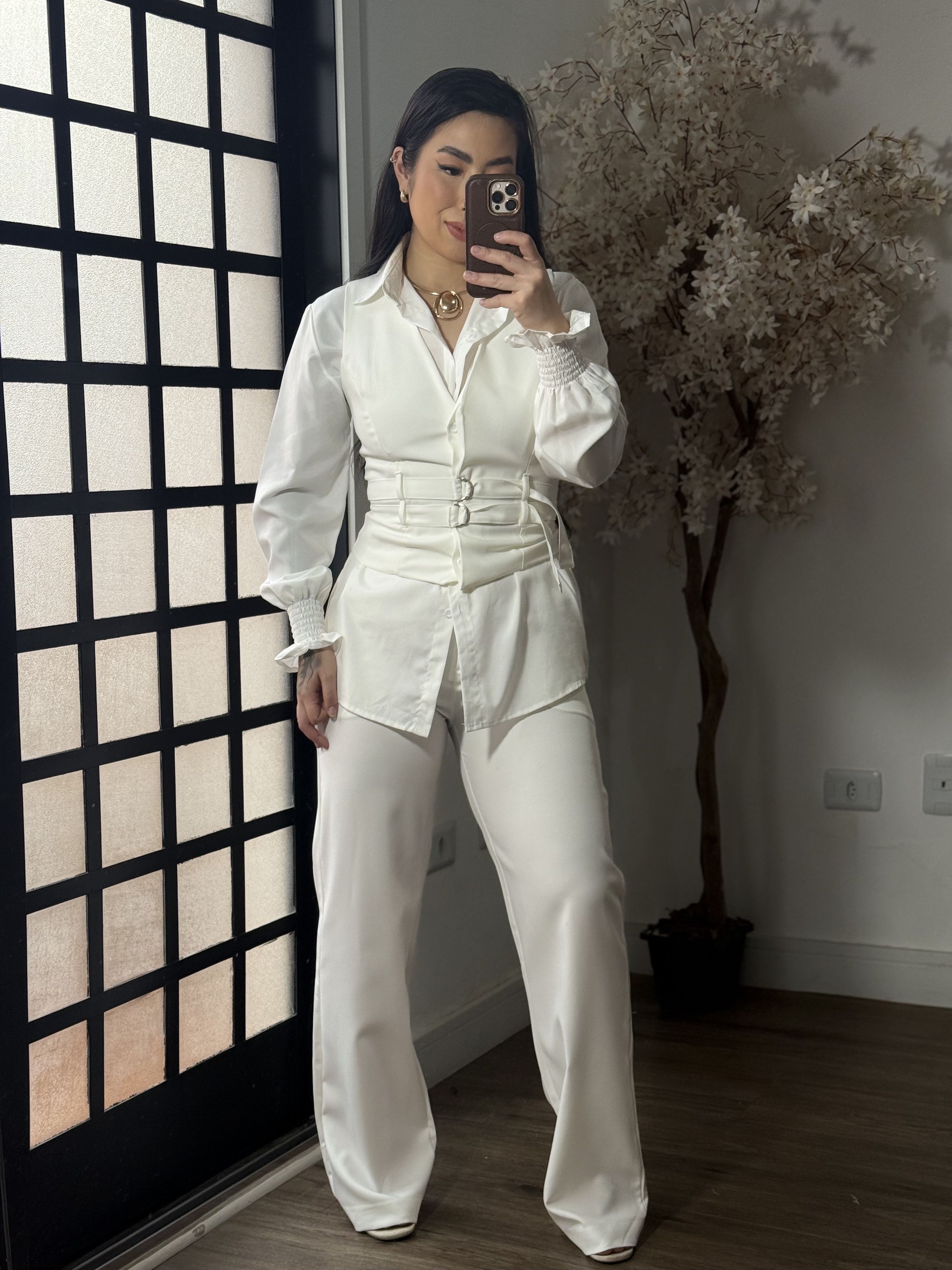 Conjunto Linho Marly 61022 - Branco C025