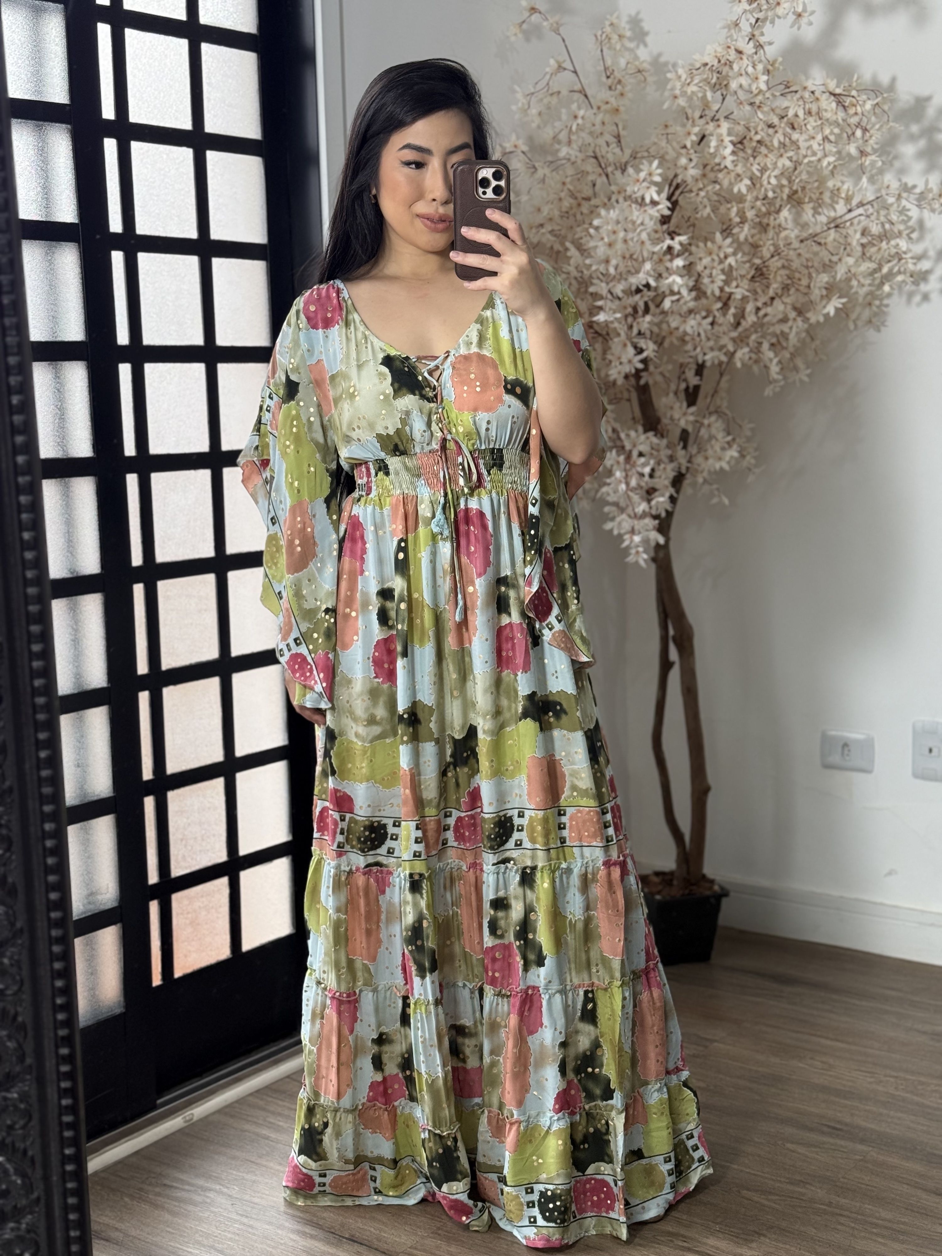 Vestido Manga Flayer 3891 - Estampado 01