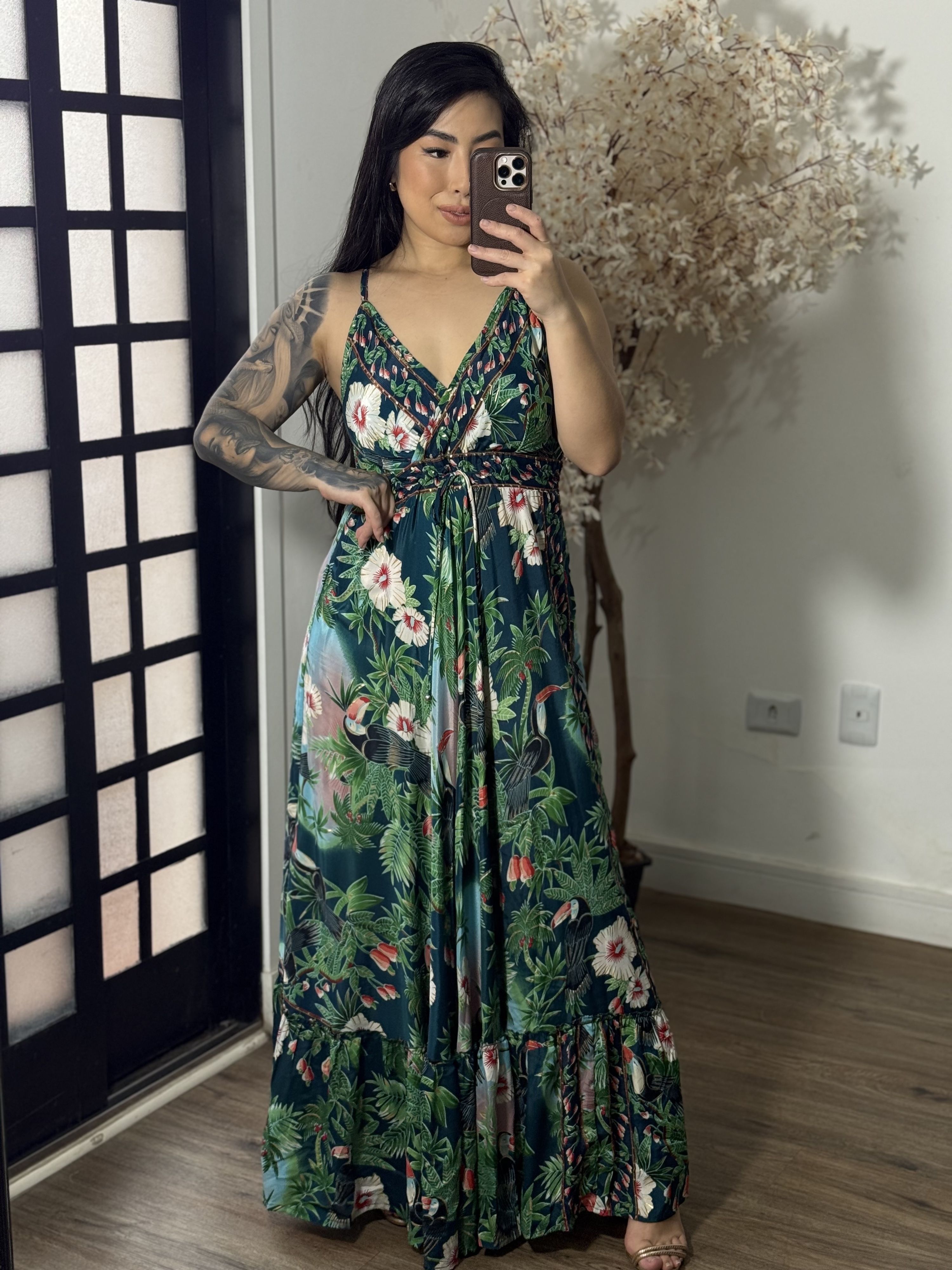 Vestido Seda 4274 - Floral 2