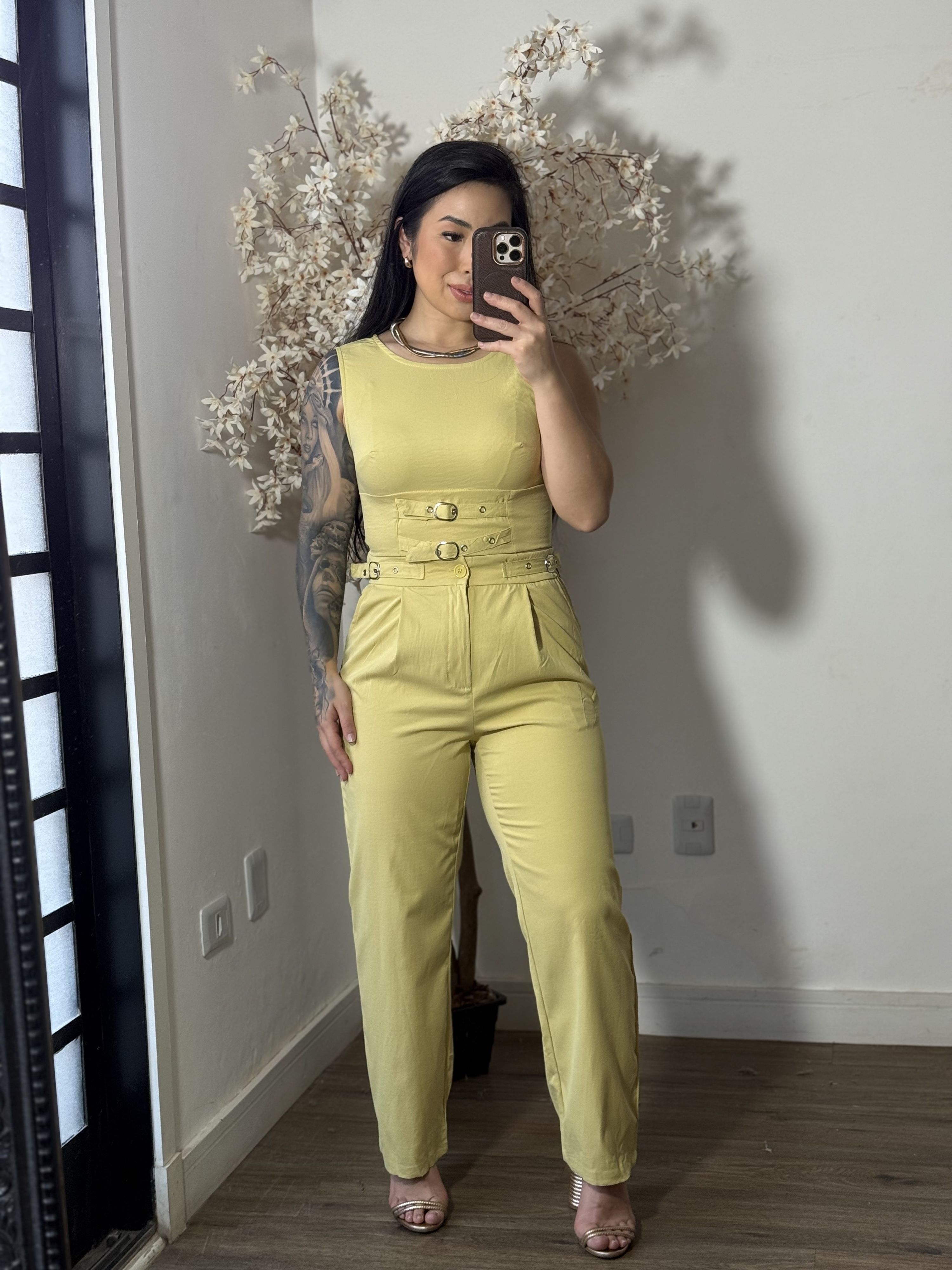 Conjunto Calça Loriel 9905 - Amarelo C032