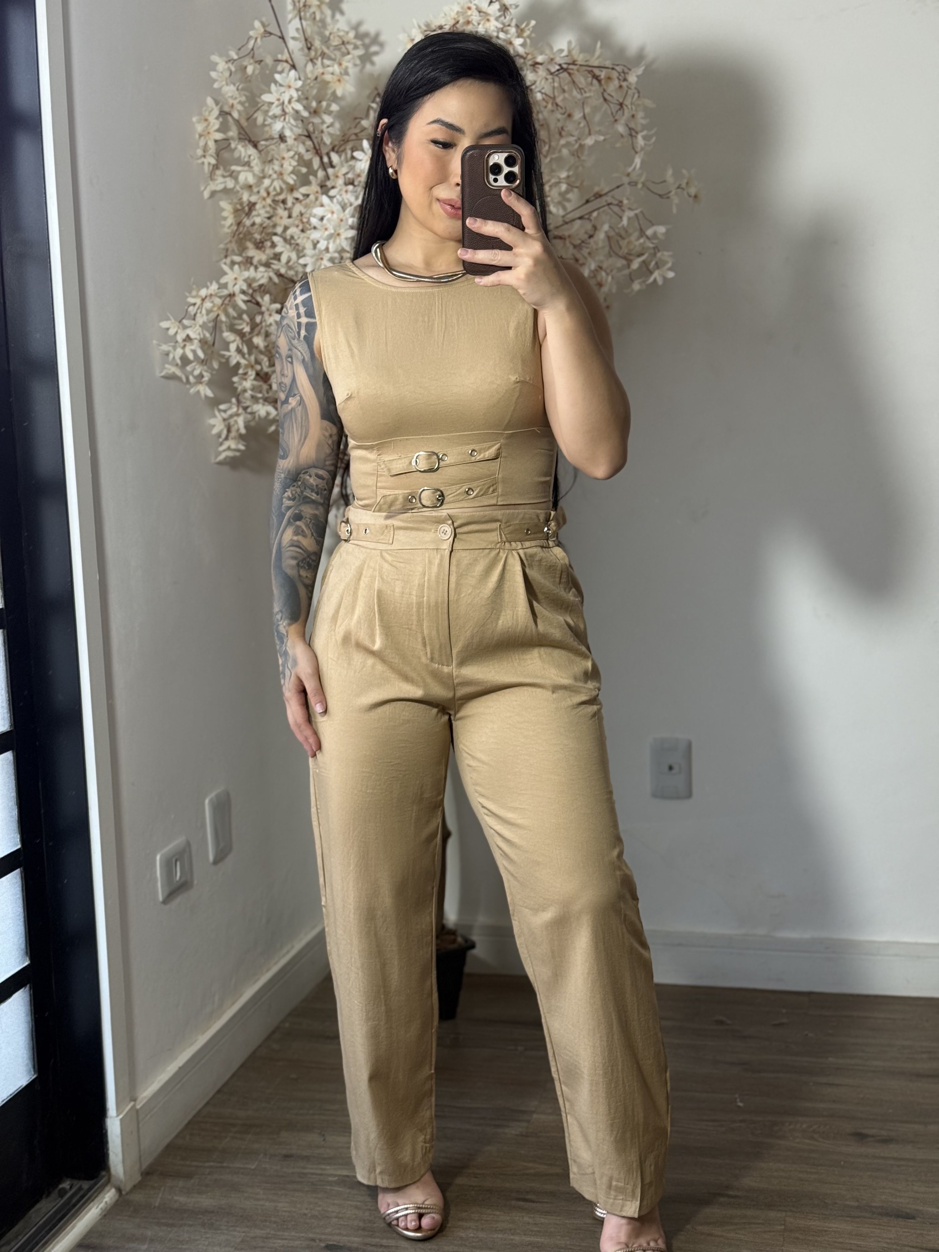 Conjunto Calça Loriel 9905 - Bege C032