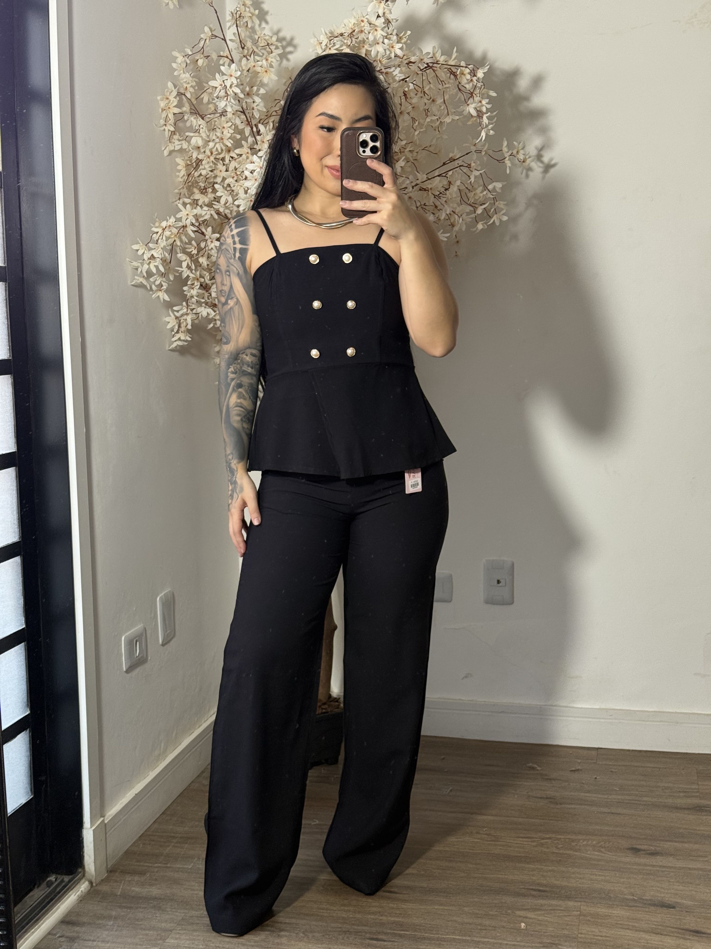 Conjunto Calça Tyna 1023 - Preto C030