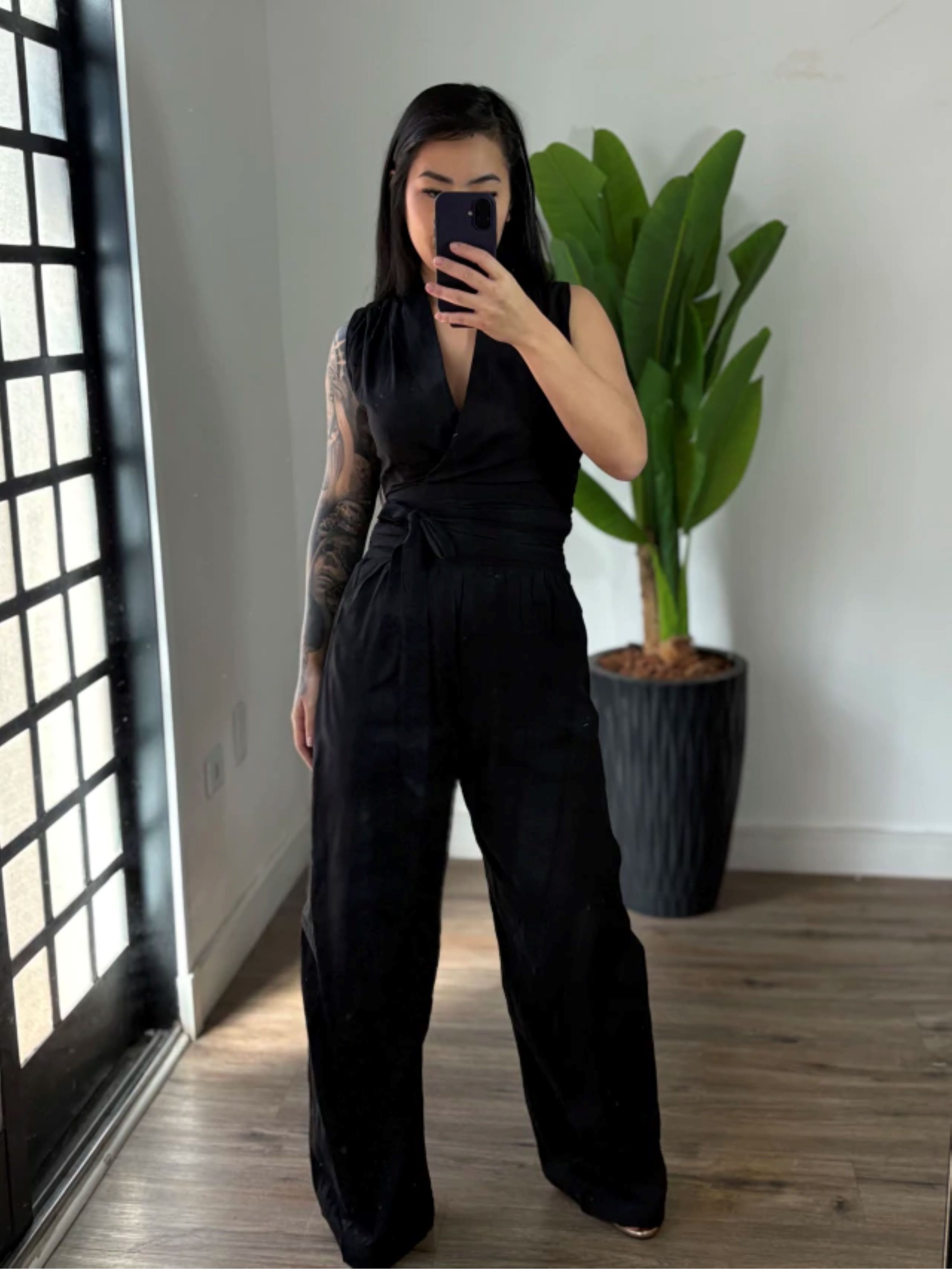 Conjunto linho Beth - 111 - PRETO 