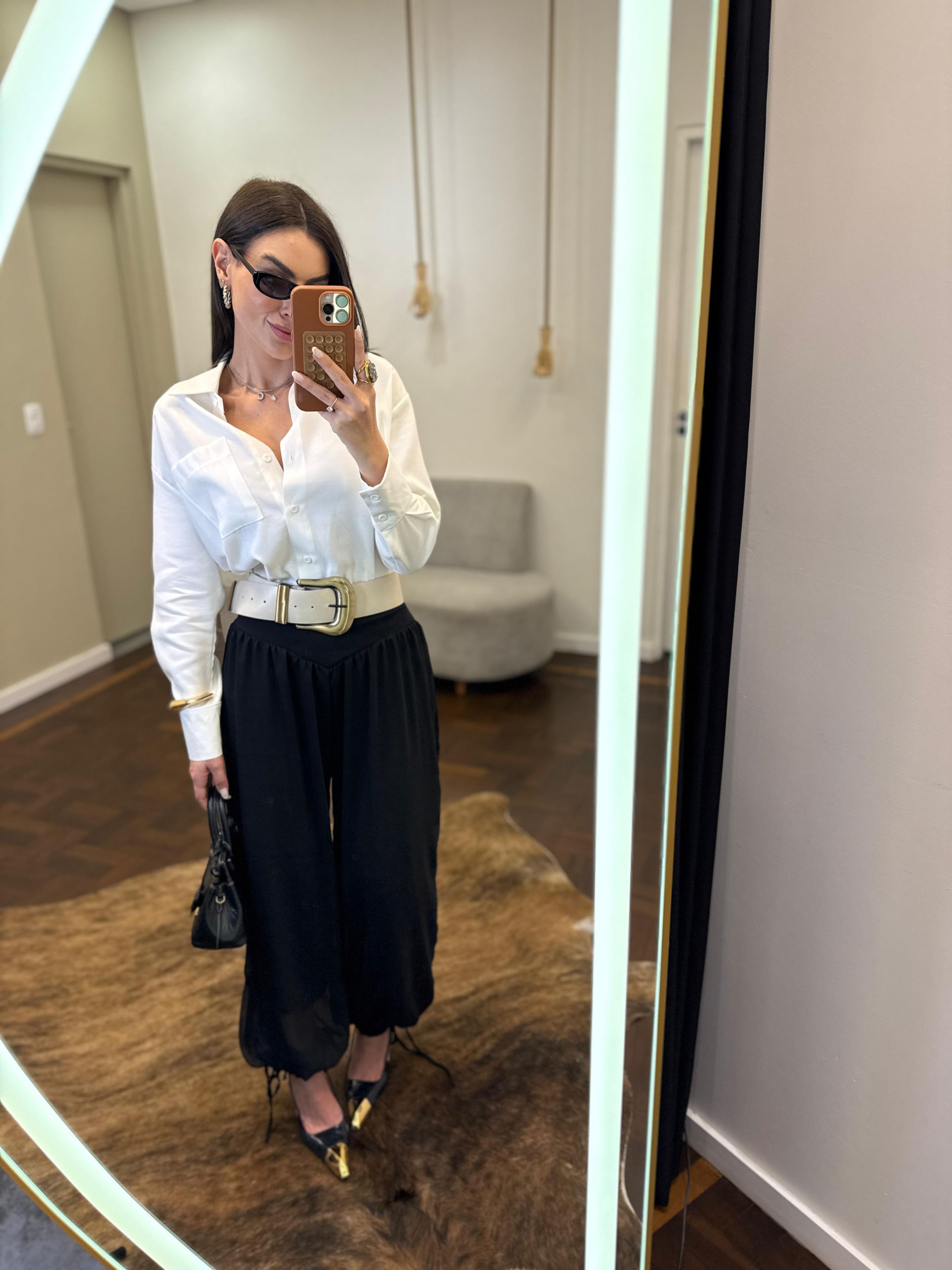 Calça Aladim Slim Júlia - Preta 
