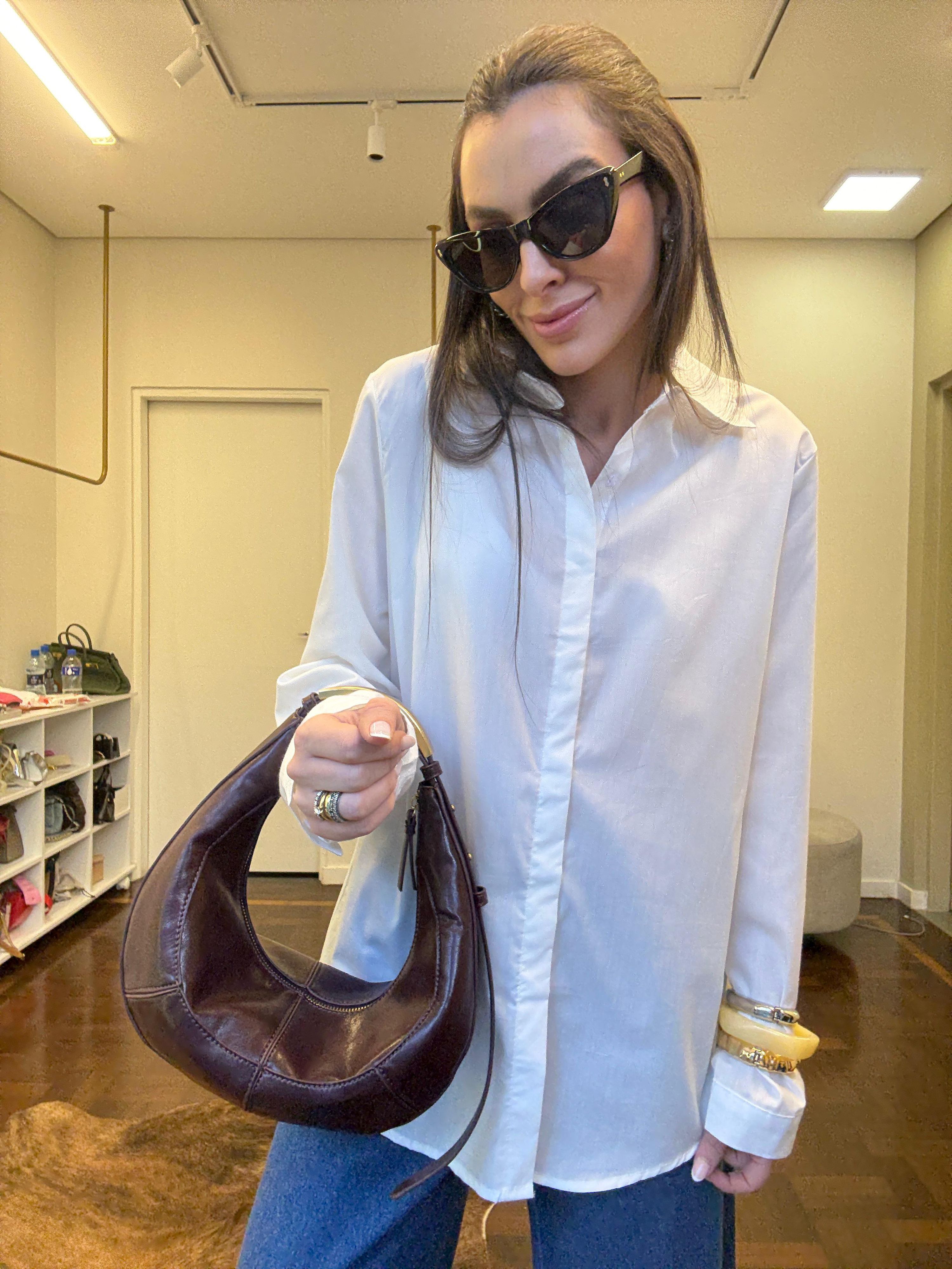 Maxi Camisa Tricoline de Algodão 
